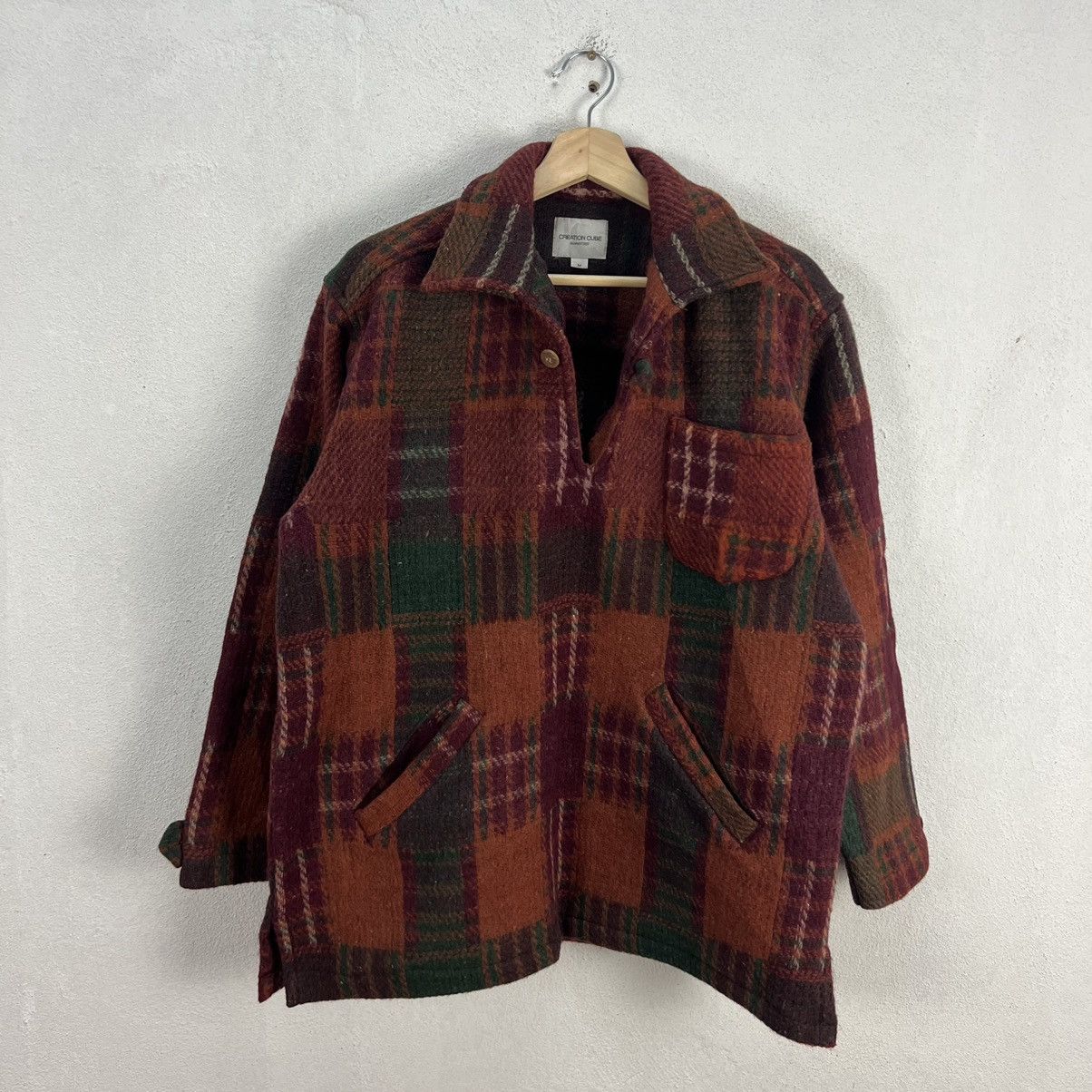 Flannel VINTAGE CREATION CUBE GUARANTEED WOOL FLANNEL JACKET Size US M / EU 48-50 / 2 - 12 Thumbnail