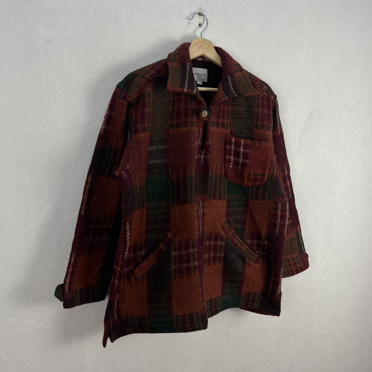 Flannel VINTAGE CREATION CUBE GUARANTEED WOOL FLANNEL JACKET Size US M / EU 48-50 / 2 - 2 Thumbnail