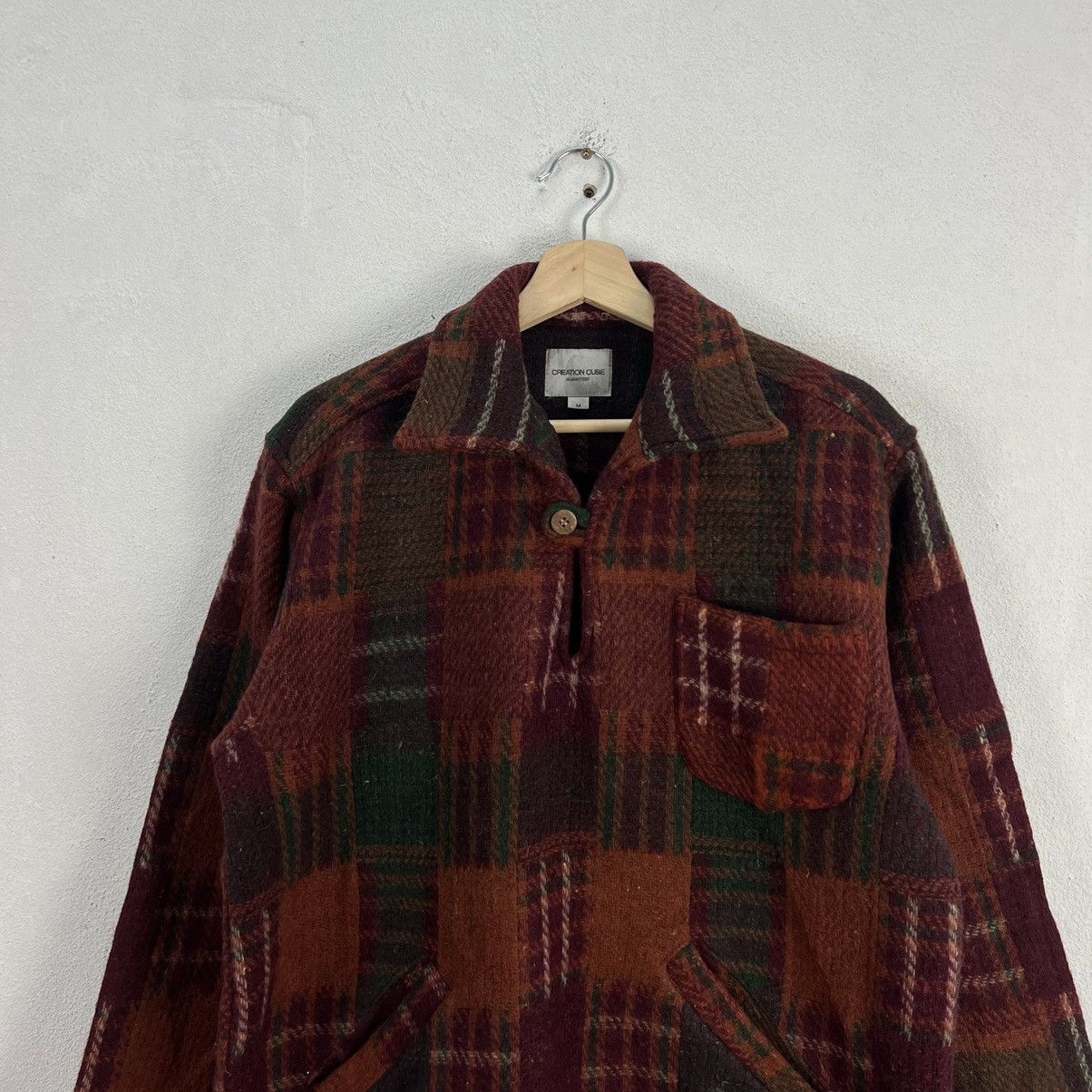 Flannel VINTAGE CREATION CUBE GUARANTEED WOOL FLANNEL JACKET Size US M / EU 48-50 / 2 - 3 Thumbnail