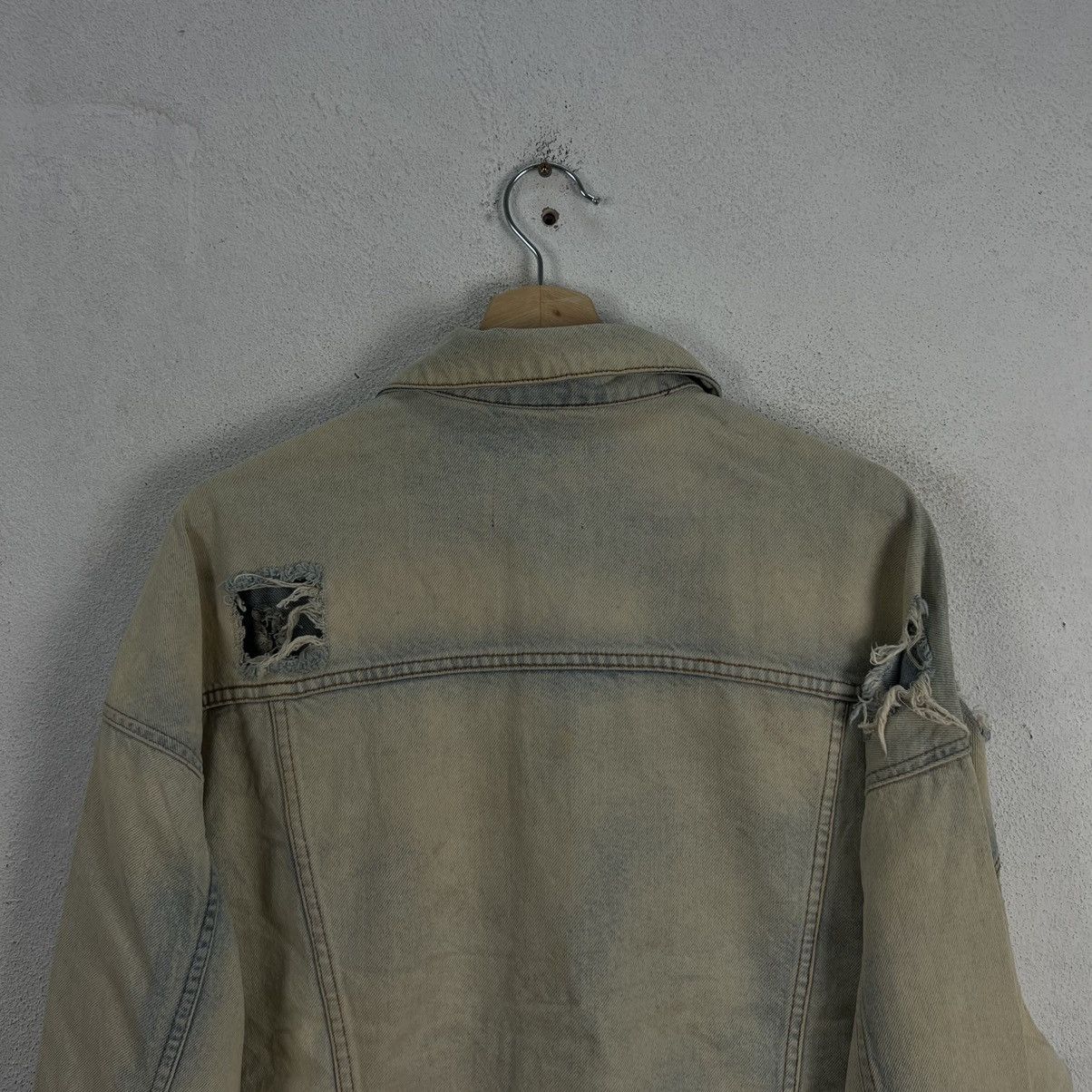 Japanese Brand VINTAGE ZARA MAN DISTRESSED DENIM JACKET ACID WASH DESIGN Size US L / EU 52-54 / 3 - 11 Thumbnail