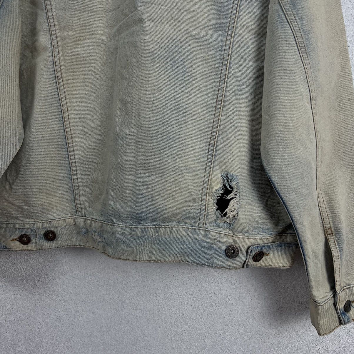 Japanese Brand VINTAGE ZARA MAN DISTRESSED DENIM JACKET ACID WASH DESIGN Size US L / EU 52-54 / 3 - 13 Thumbnail