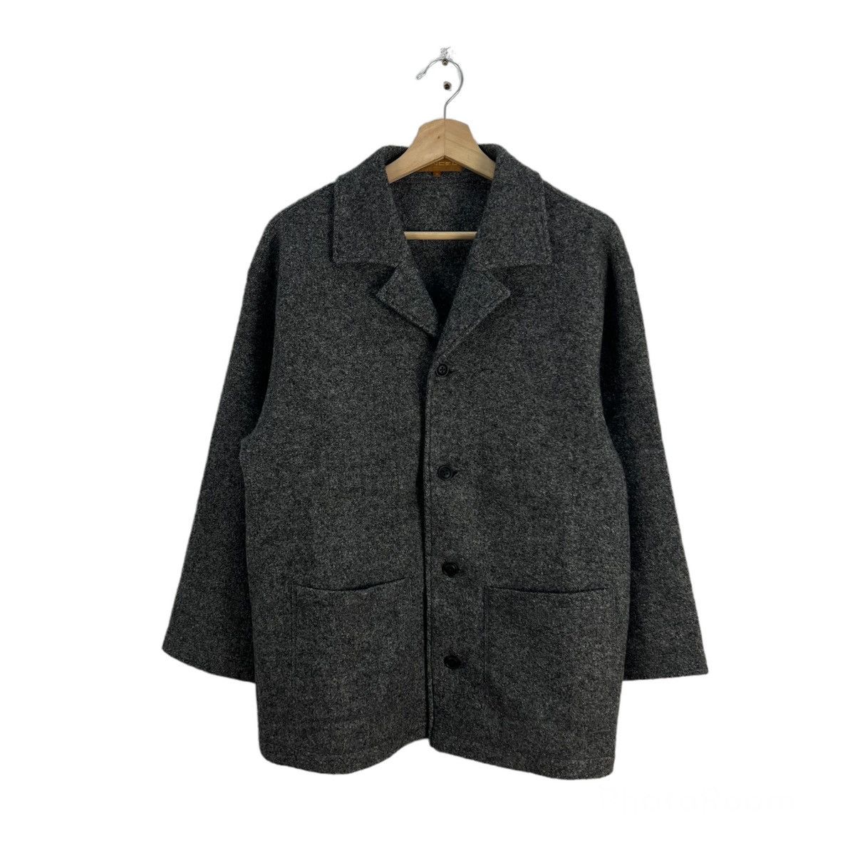 Vintage VINTAGE LANCEL WOOL JACKET Size US M / EU 48-50 / 2 - 1 Thumbnail