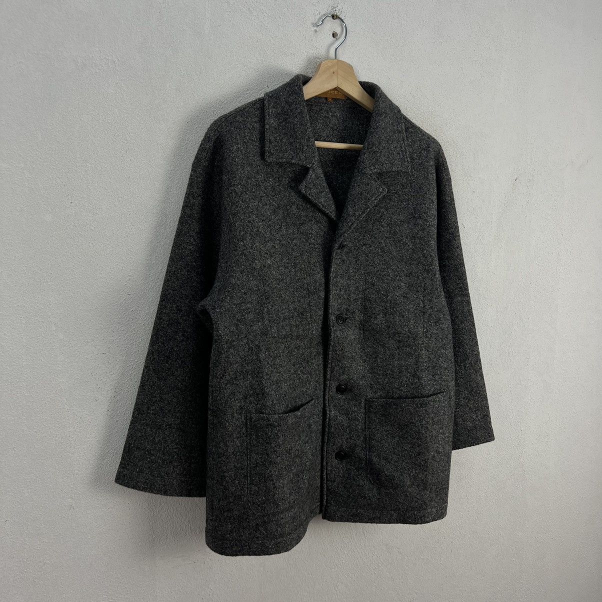 Vintage VINTAGE LANCEL WOOL JACKET Size US M / EU 48-50 / 2 - 2 Thumbnail