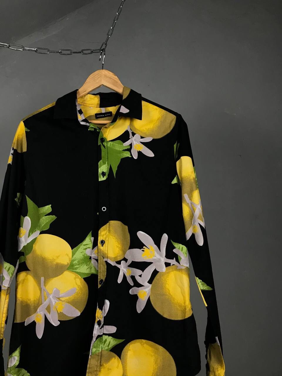Vintage Process Black street fashion crazy overprinted shirt Size US M / EU 48-50 / 2 - 2 Thumbnail