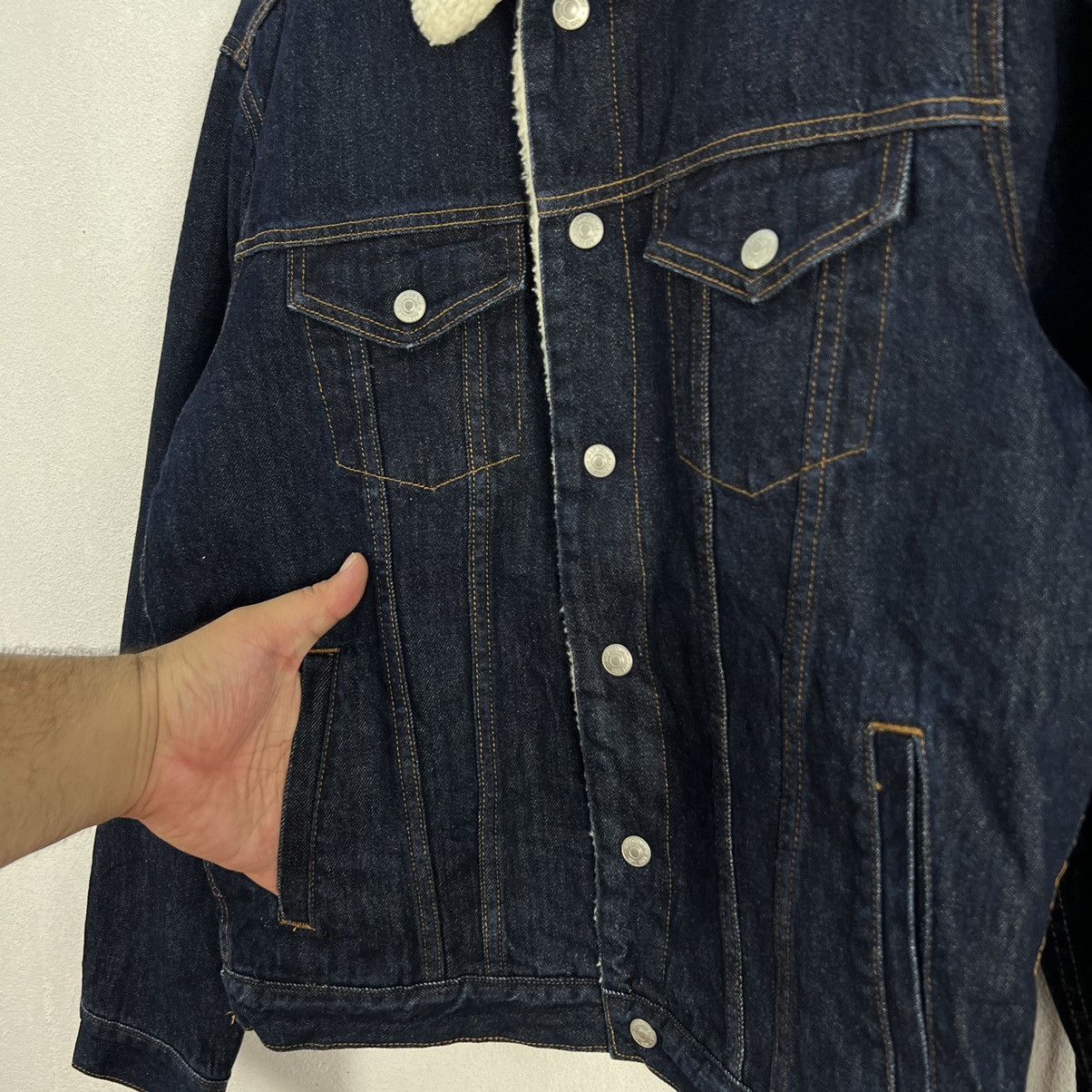 Japanese Brand VINTAGE GAP 1969 DENIM JACKET TRUCKER DESIGN Size US M / EU 48-50 / 2 - 7 Thumbnail