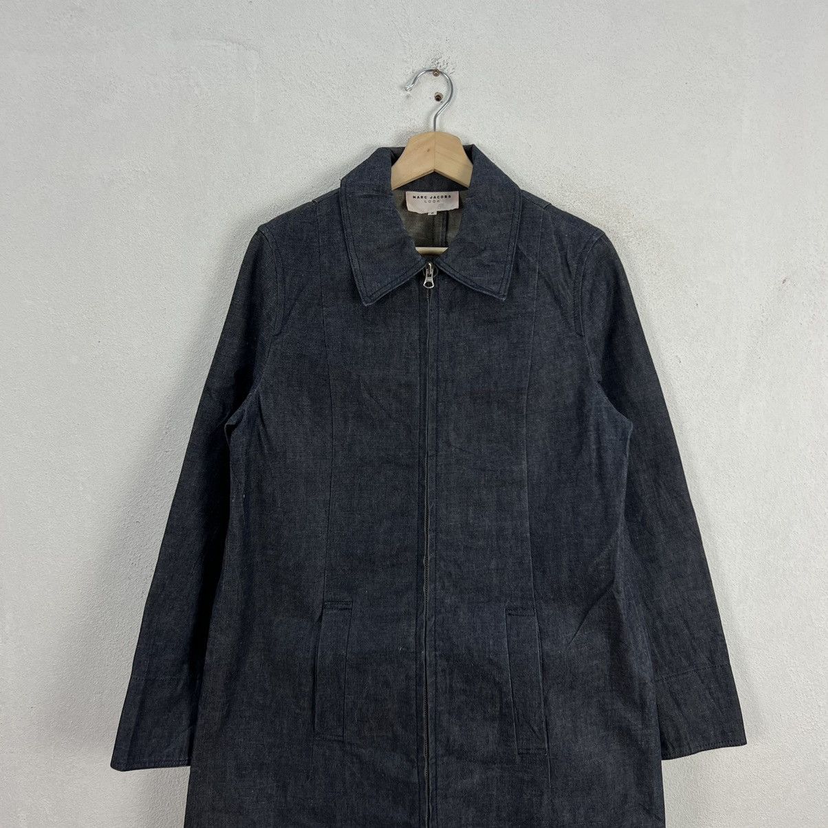 Vintage RARE LONG JACKET DENIM MARC JACOOBS LOOK Size US M / EU 48-50 / 2 - 2 Thumbnail