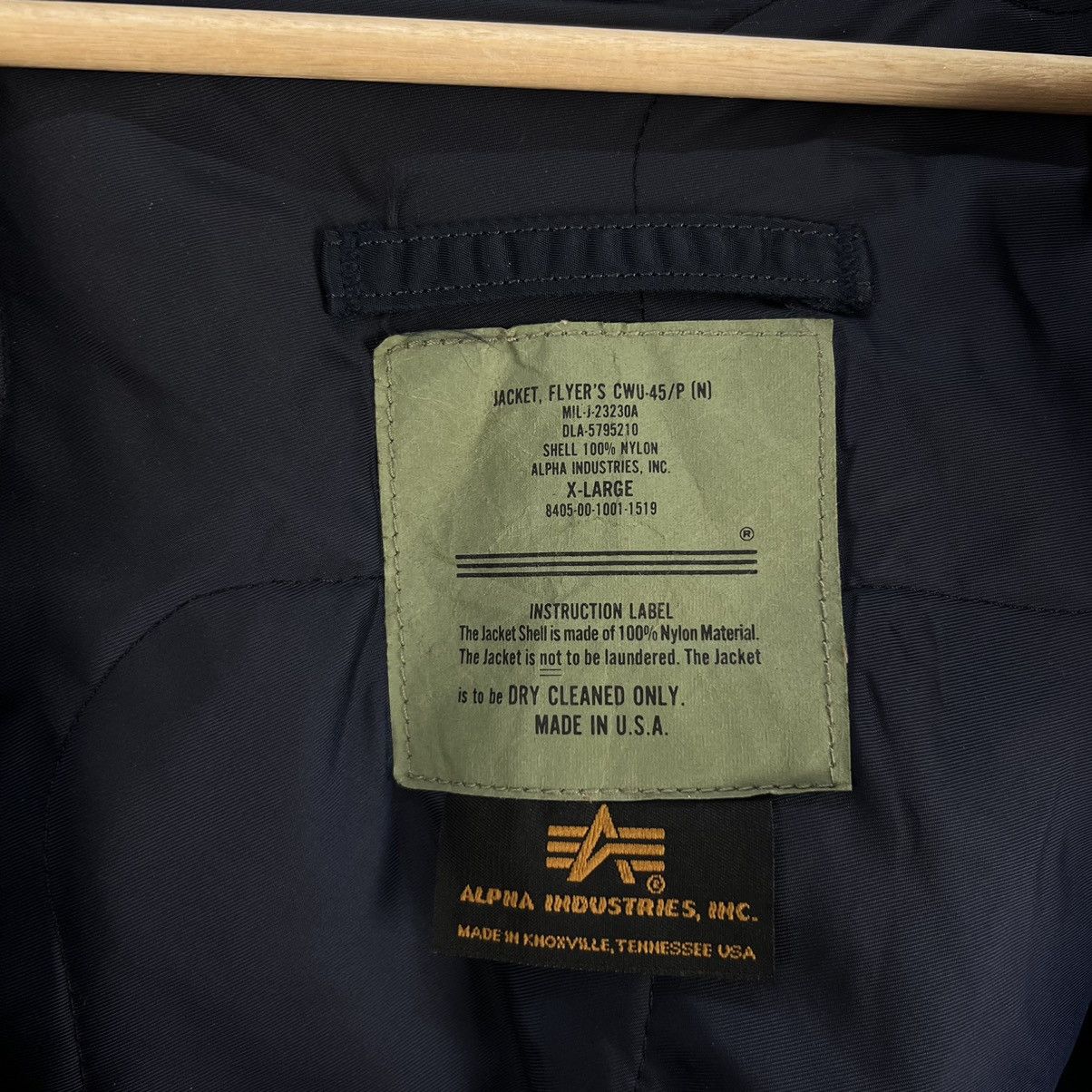 Vintage VINTAGE BOMBER JACKET ALPHA INDUSTRIES MADE IN USA Size US XL / EU 56 / 4 - 12 Thumbnail