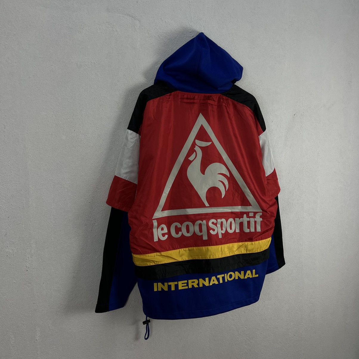 Japanese Brand VINTAGE LE COQ SPORTIF BIG LOGO RARE COLOUR MIX JACKET Size US L / EU 52-54 / 3 - 8 Thumbnail