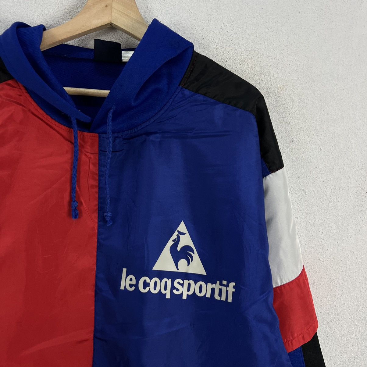 Japanese Brand VINTAGE LE COQ SPORTIF BIG LOGO RARE COLOUR MIX JACKET Size US L / EU 52-54 / 3 - 5 Thumbnail