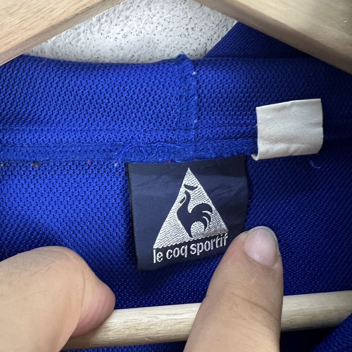 Japanese Brand VINTAGE LE COQ SPORTIF BIG LOGO RARE COLOUR MIX JACKET Size US L / EU 52-54 / 3 - 11 Thumbnail