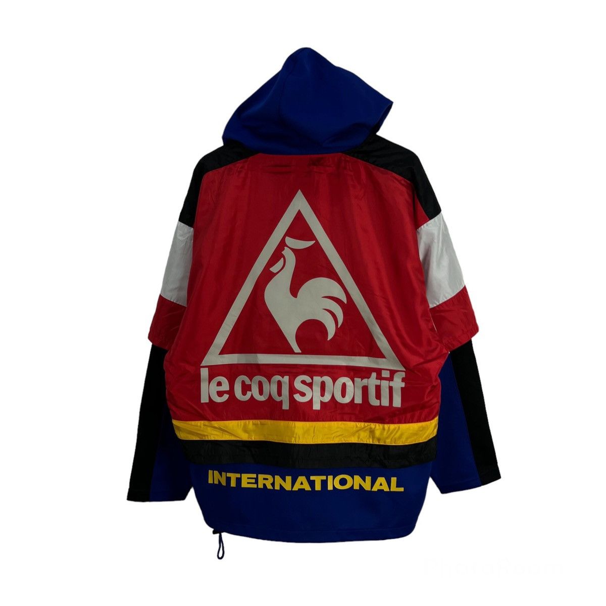 Japanese Brand VINTAGE LE COQ SPORTIF BIG LOGO RARE COLOUR MIX JACKET Size US L / EU 52-54 / 3 - 1 Thumbnail