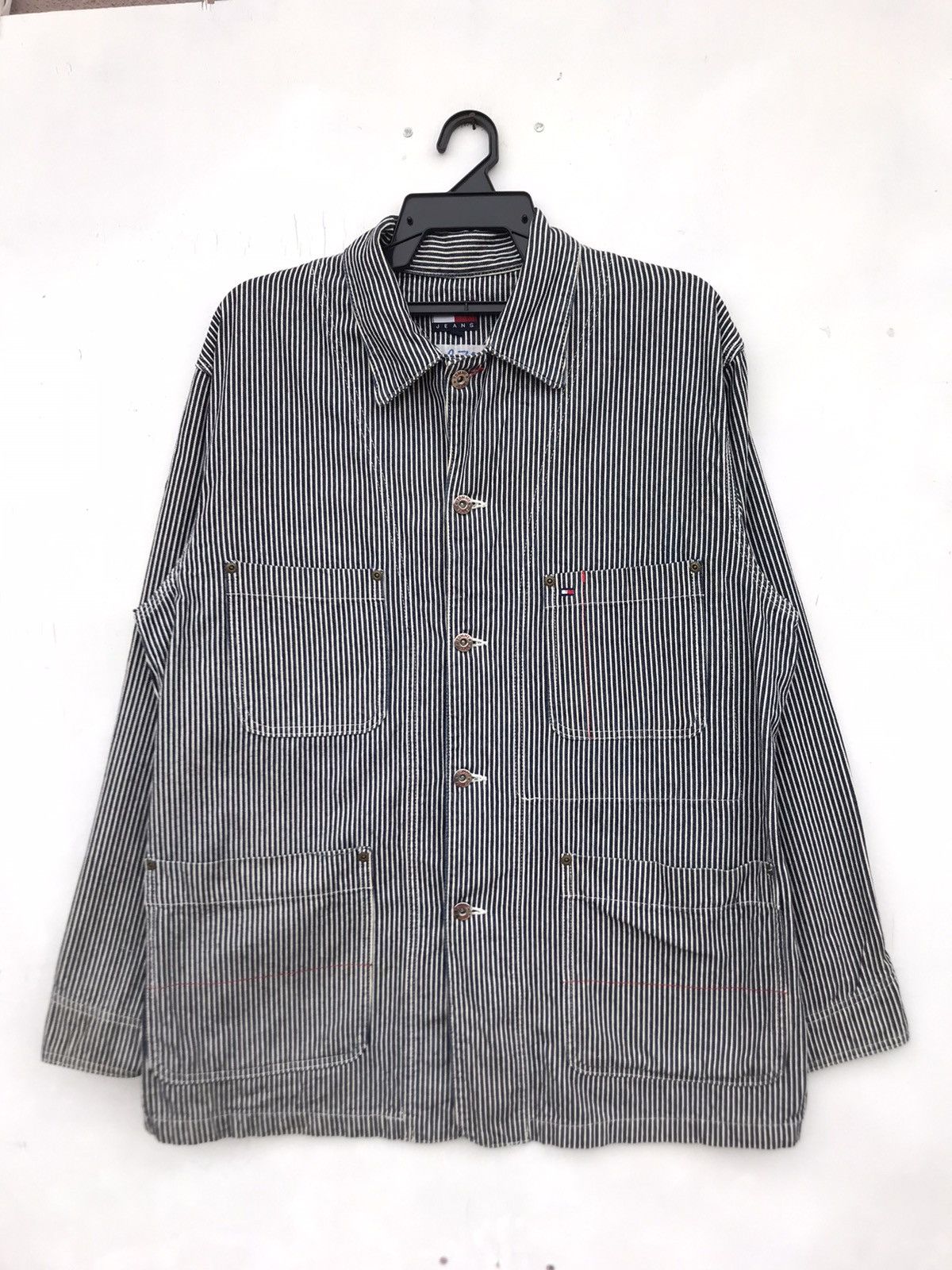 Tommy Hilfiger Vintage Tommy Hilfiger Worker Jacket Size US L / EU 52-54 / 3 - 1 Thumbnail