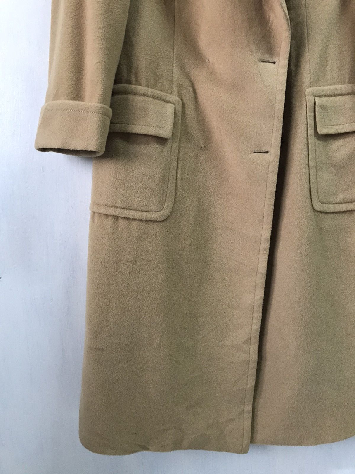 Celine VINTAGE CELINE PARIS WOOL DOUBLE BREAST LONG COAT Size M / US 6-8 / IT 42-44 - 6 Thumbnail
