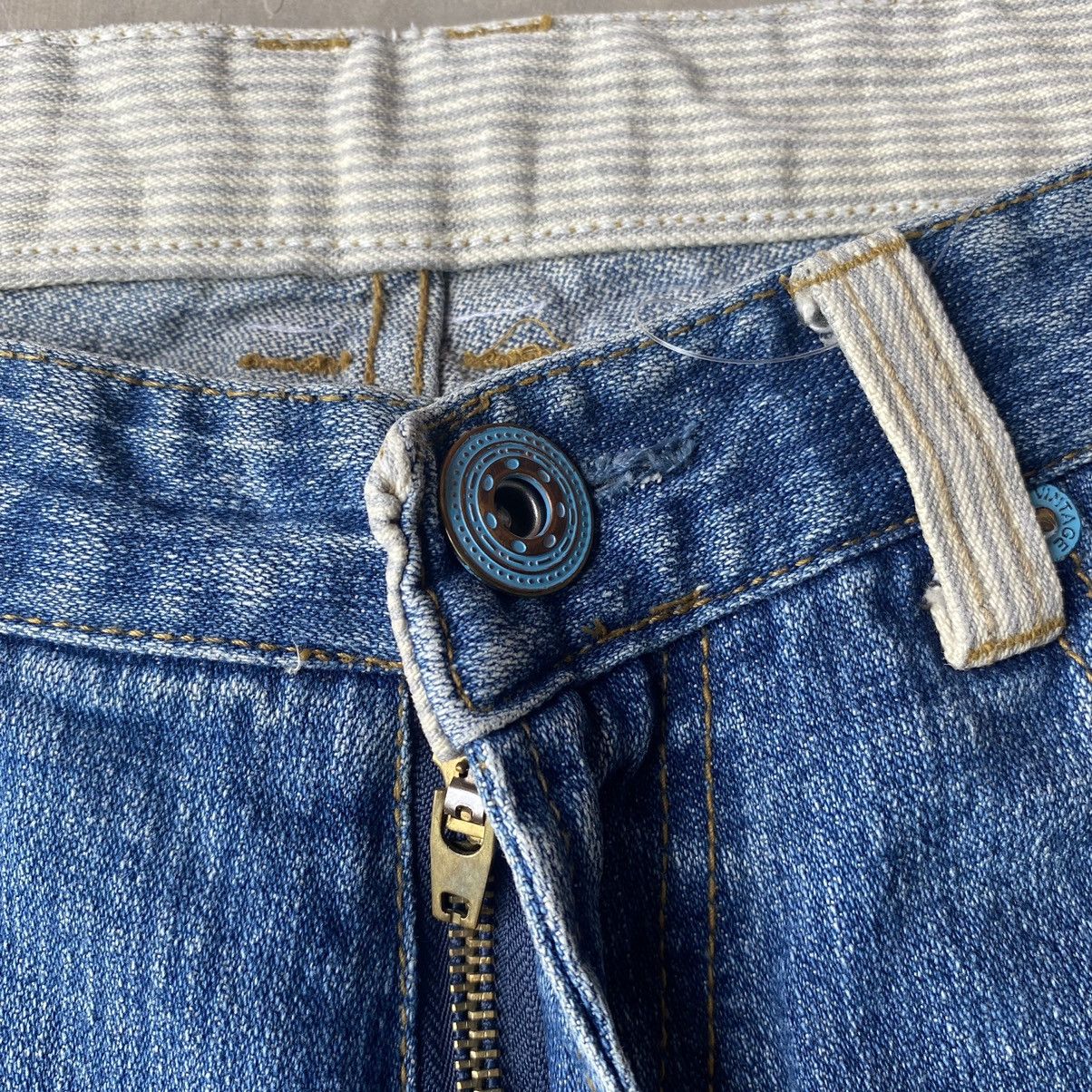 Japanese Brand × Seditionaries Peace love jeans patchwork distressed denim flare jeans Size US 30 / EU 46 - 9 Thumbnail