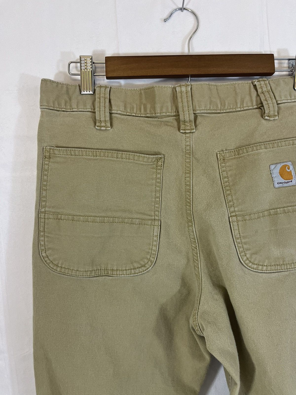 Carhartt Distressed Cropped Raw Hem Work Pants Size US 34 / EU 50 - 15 Thumbnail