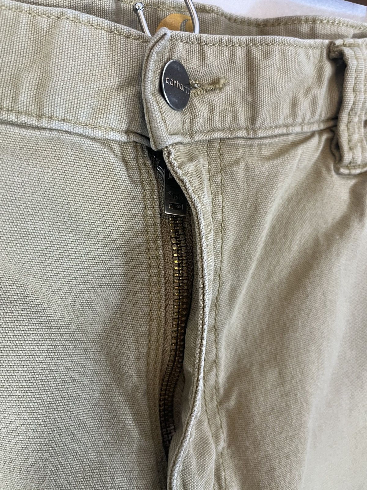 Carhartt Distressed Cropped Raw Hem Work Pants Size US 34 / EU 50 - 7 Thumbnail