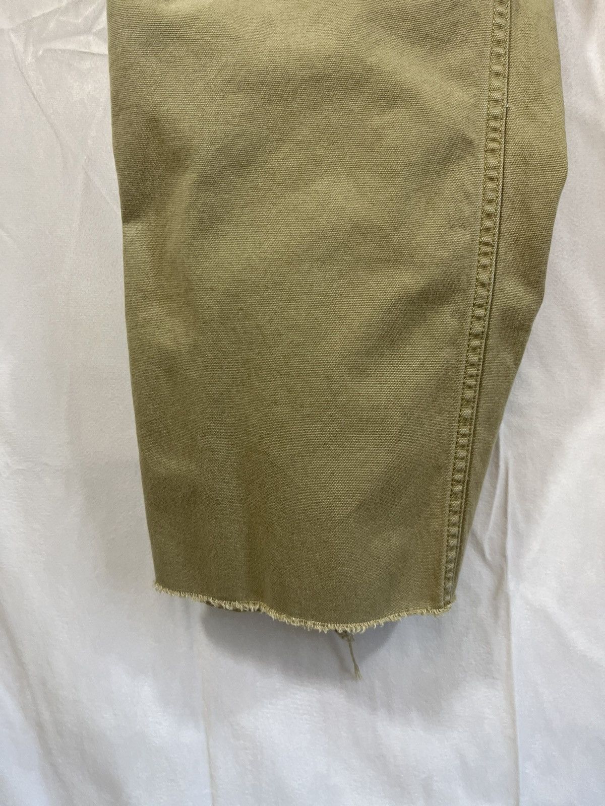 Carhartt Distressed Cropped Raw Hem Work Pants Size US 34 / EU 50 - 10 Thumbnail