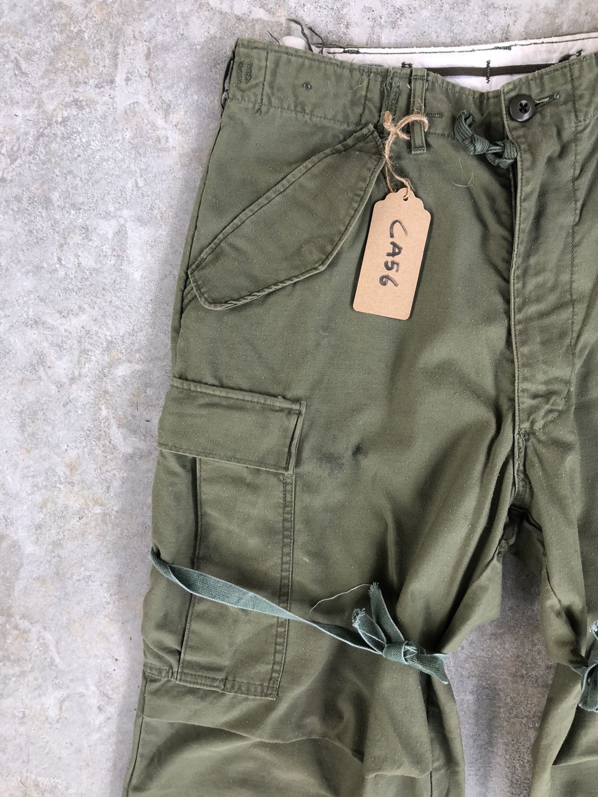 Vintage Vintage 70s Shade 107 Zipper Serval Cargo Pants Tactical Size US 31 - 4 Thumbnail