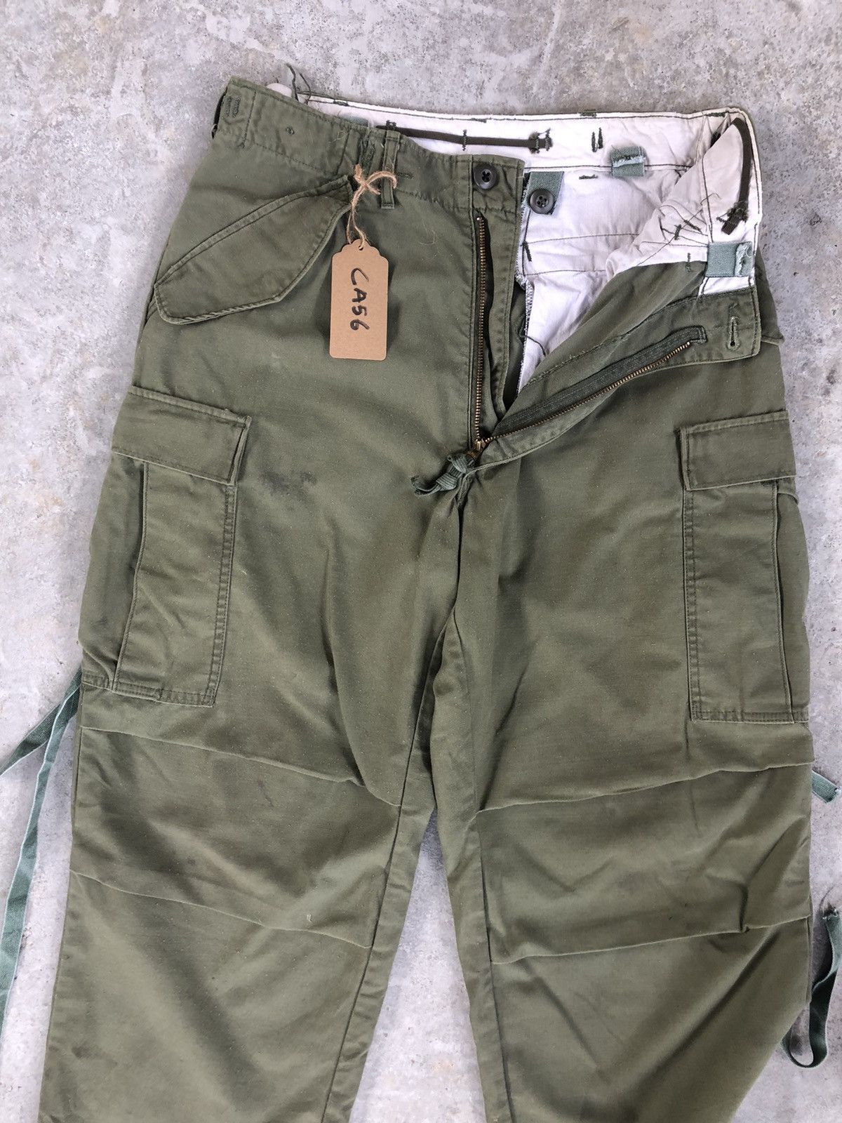 Vintage Vintage 70s Shade 107 Zipper Serval Cargo Pants Tactical Size US 31 - 3 Thumbnail