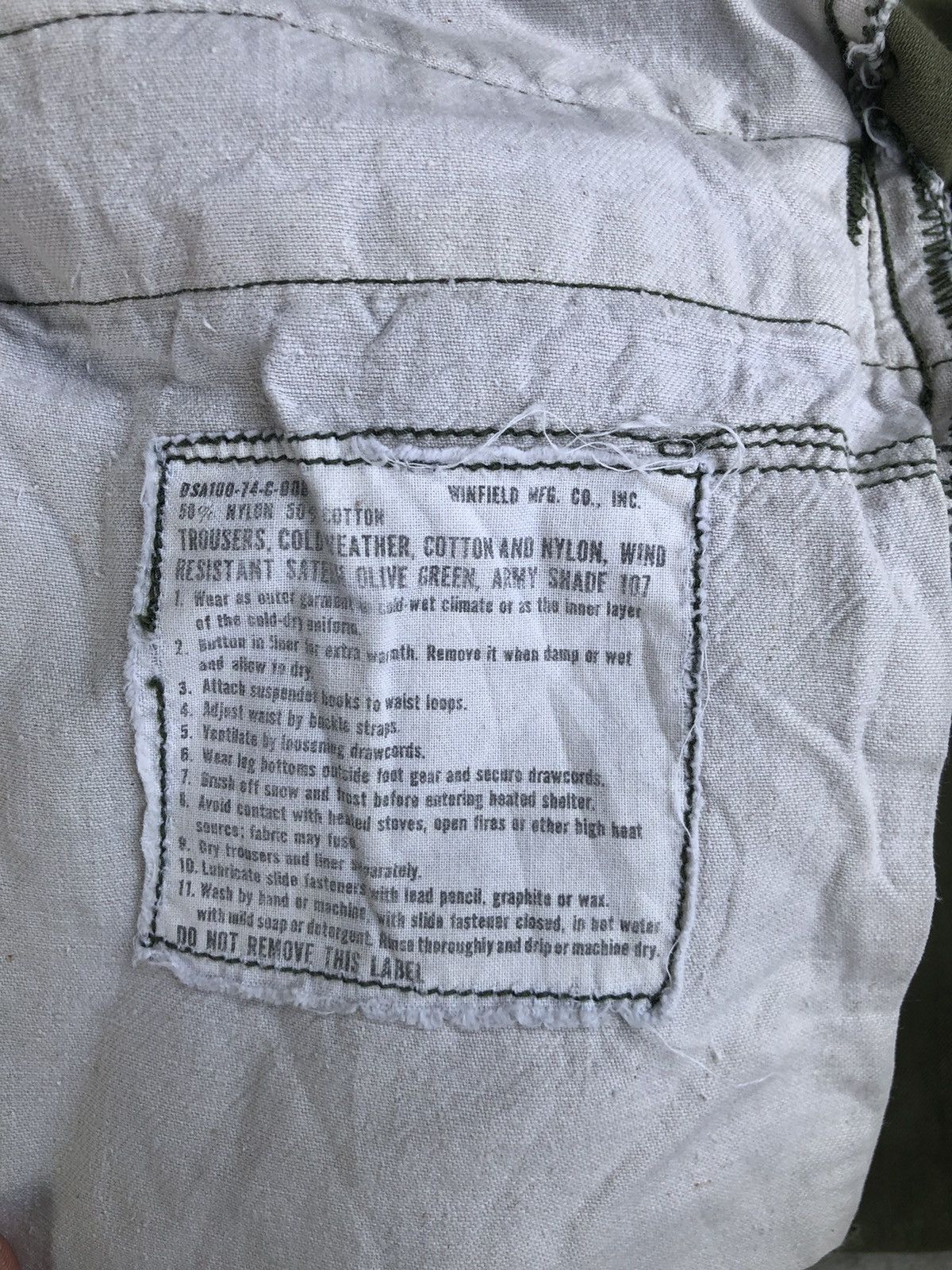 Vintage Vintage 70s Shade 107 Zipper Serval Cargo Pants Tactical Size US 31 - 15 Thumbnail