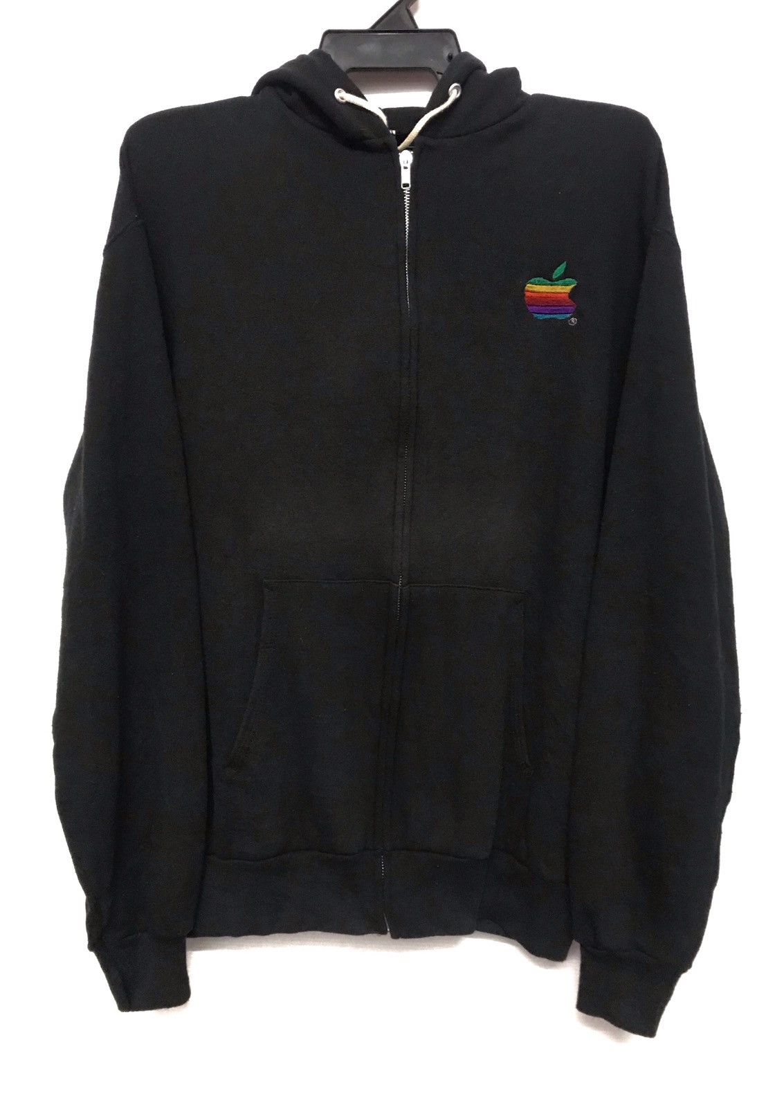 Apple × Hanes vintage Apple Zipper Hoodie Embroidery Iconic Logo Size US L / EU 52-54 / 3 - 1 Thumbnail