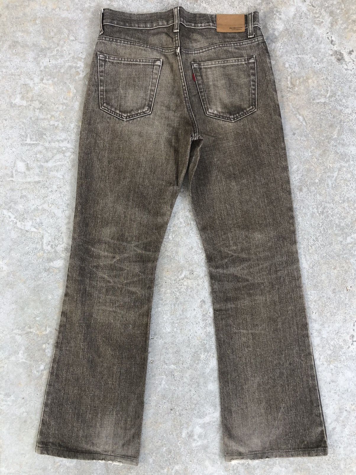 Japanese Brand Bobson Flared Jeans Distressed Jeans Size US 30 / EU 46 - 2 Thumbnail