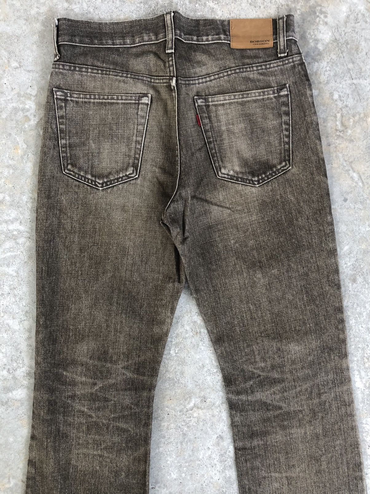 Japanese Brand Bobson Flared Jeans Distressed Jeans Size US 30 / EU 46 - 8 Thumbnail