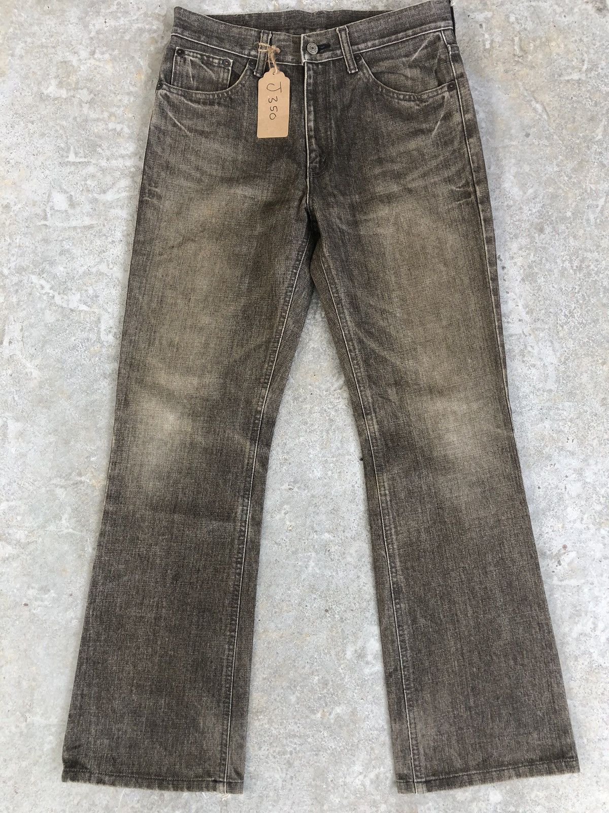 Japanese Brand Bobson Flared Jeans Distressed Jeans Size US 30 / EU 46 - 1 Thumbnail