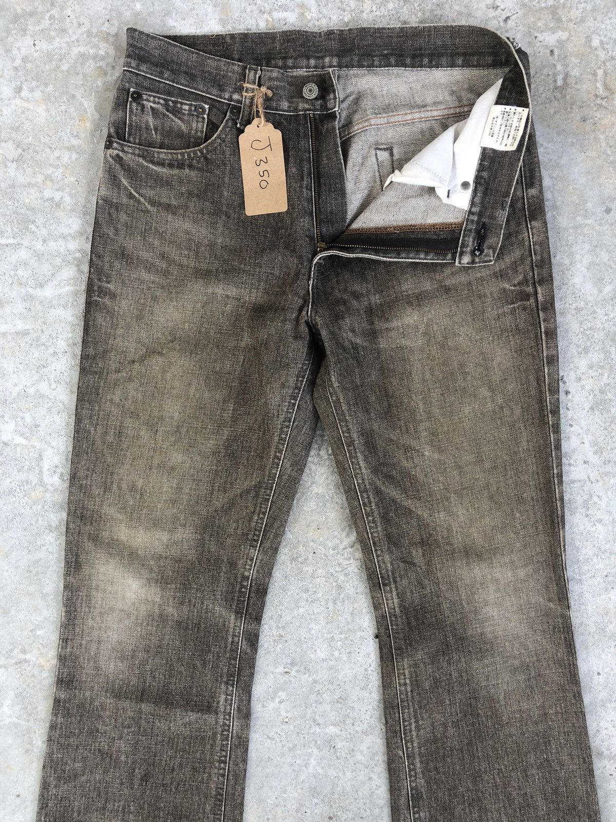 Japanese Brand Bobson Flared Jeans Distressed Jeans Size US 30 / EU 46 - 3 Thumbnail