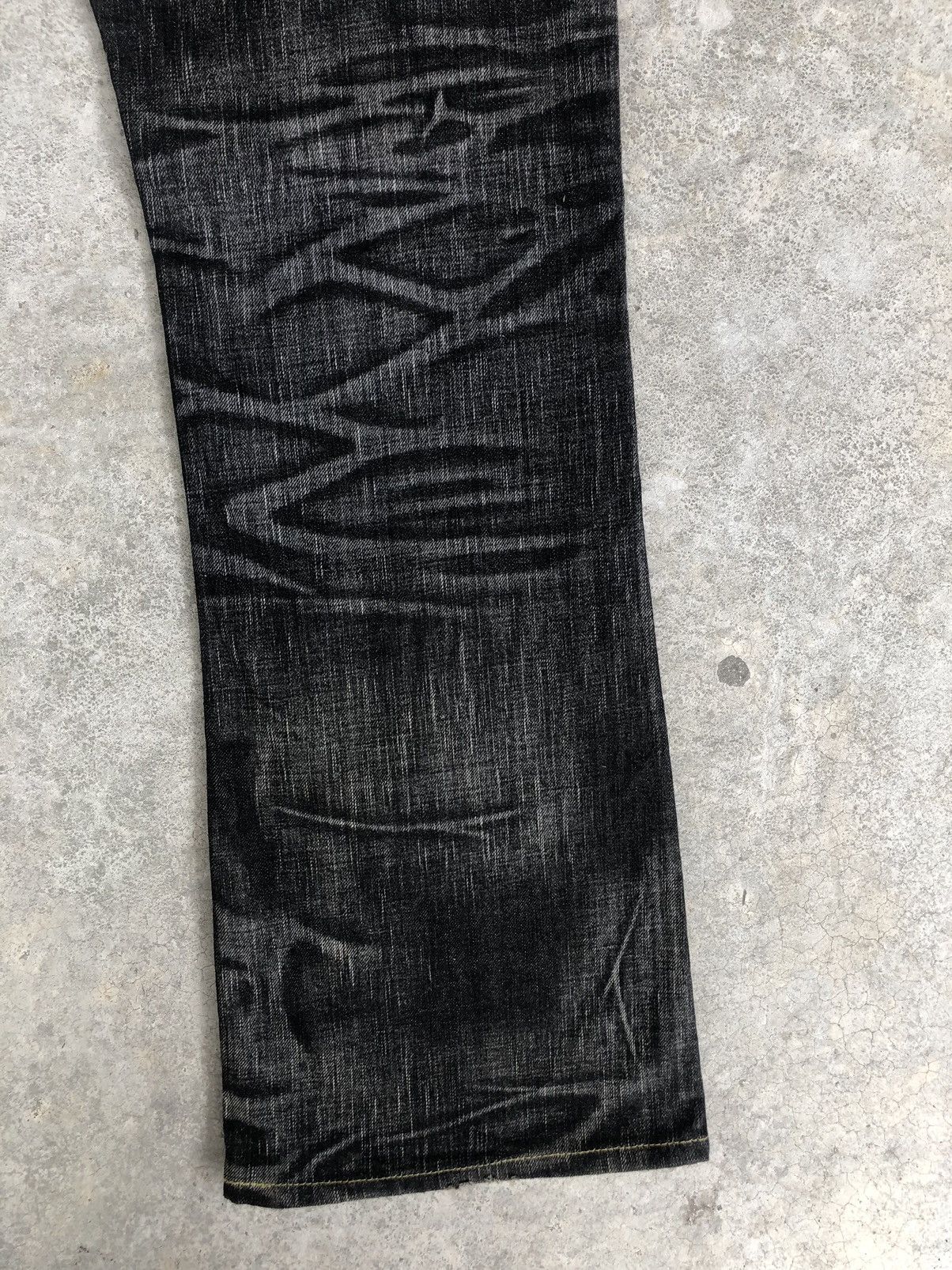 Edwin Edwin 503 Flare Jeans Distressed Jeans Denim Size US 34 / EU 50 - 12 Thumbnail