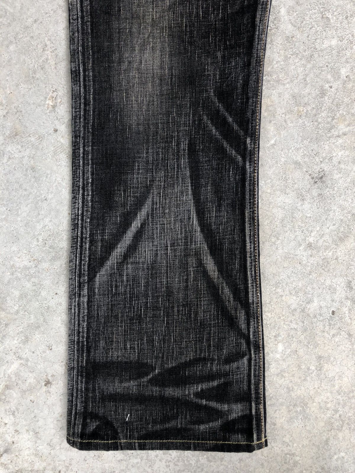 Edwin Edwin 503 Flare Jeans Distressed Jeans Denim Size US 34 / EU 50 - 6 Thumbnail