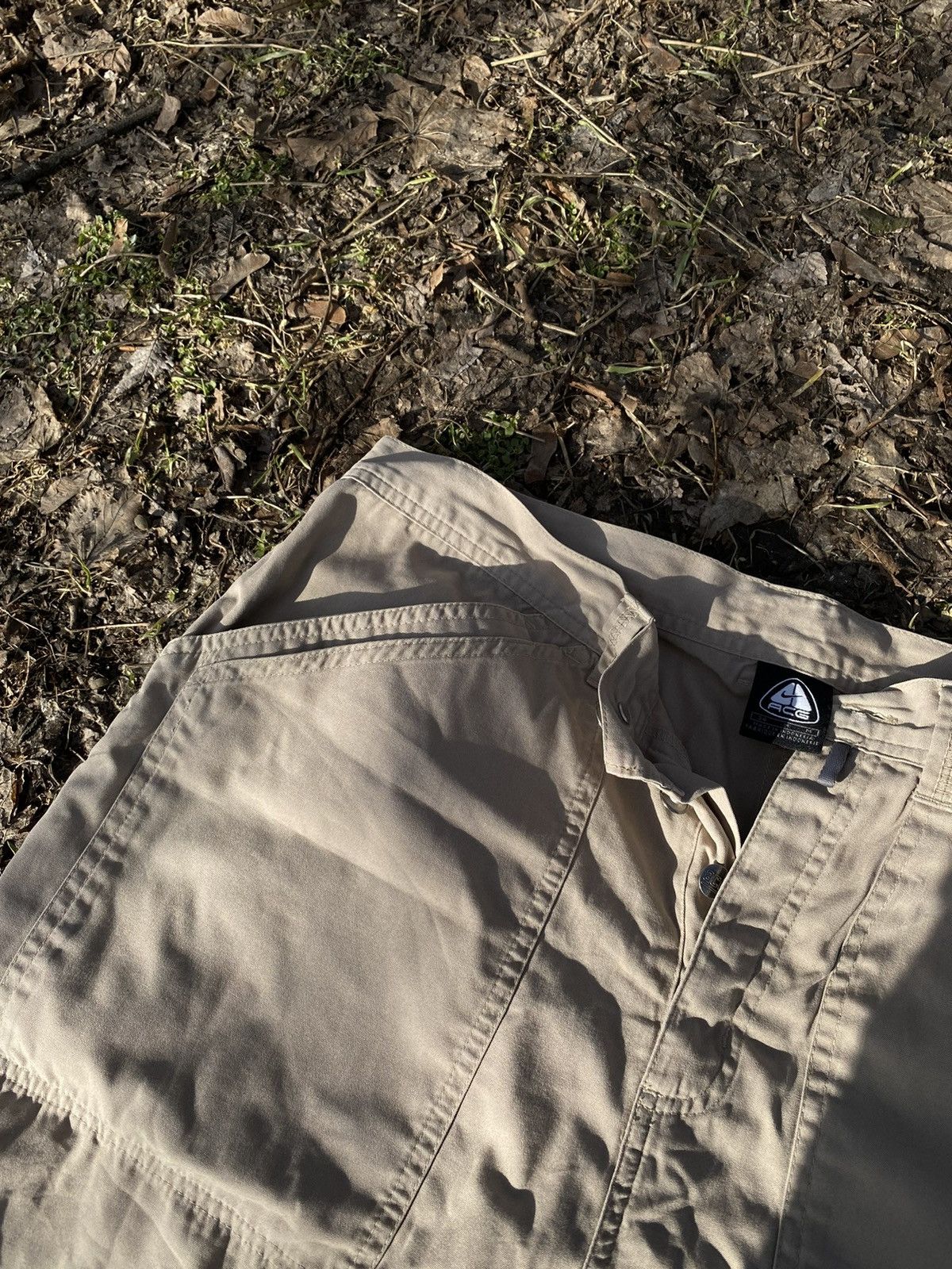 Nike × Nike ACG × Vintage Mens Vintage Nike ACG shorts cargo drip drill y2k rare Size US 34 / EU 50 - 5 Thumbnail