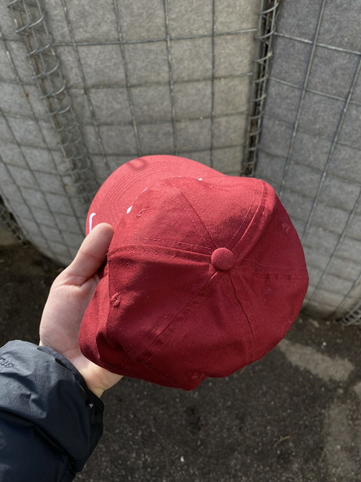 Nike × Vintage Mens Vintage Nike Cap 90s 🔥 streetwear big logo swoosh y2k Size ONE SIZE - 8 Thumbnail