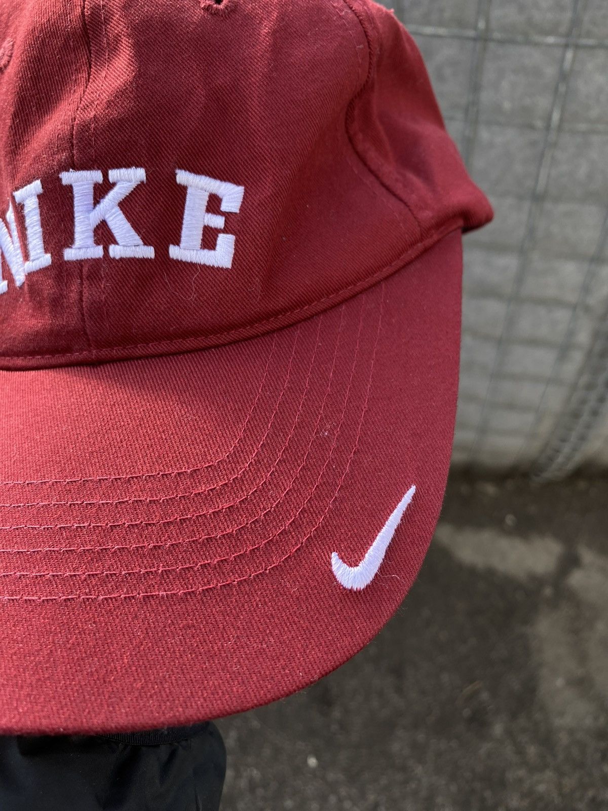 Nike × Vintage Mens Vintage Nike Cap 90s 🔥 streetwear big logo swoosh y2k Size ONE SIZE - 2 Thumbnail
