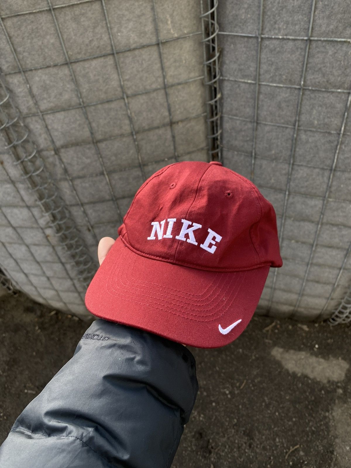 Nike × Vintage Mens Vintage Nike Cap 90s 🔥 streetwear big logo swoosh y2k Size ONE SIZE - 1 Thumbnail