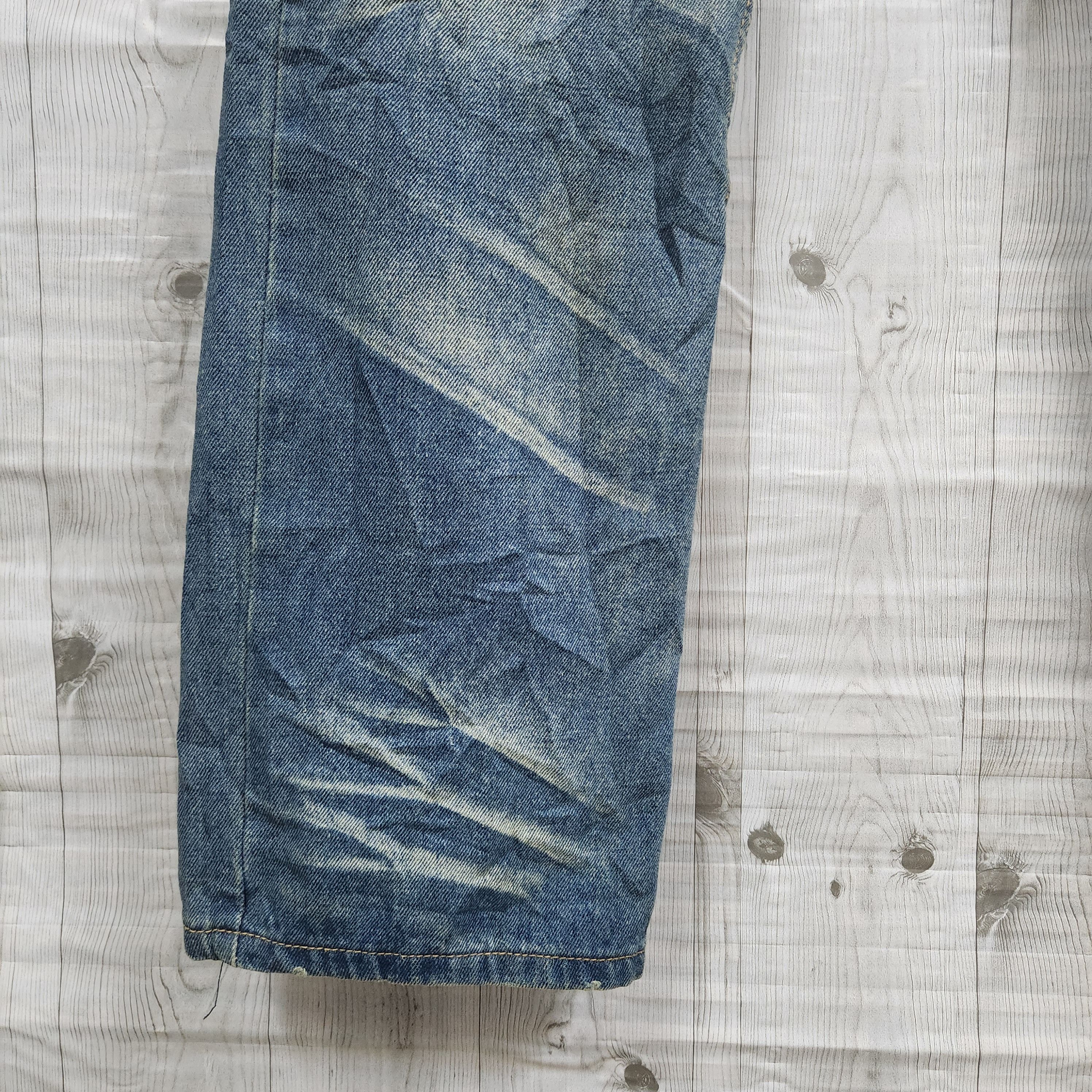 If Six Was Nine × Japan Blue × Japanese Brand Acid Wash Blue Japan Denim Straight Cut Jeans Size US 32 / EU 48 - 12 Thumbnail