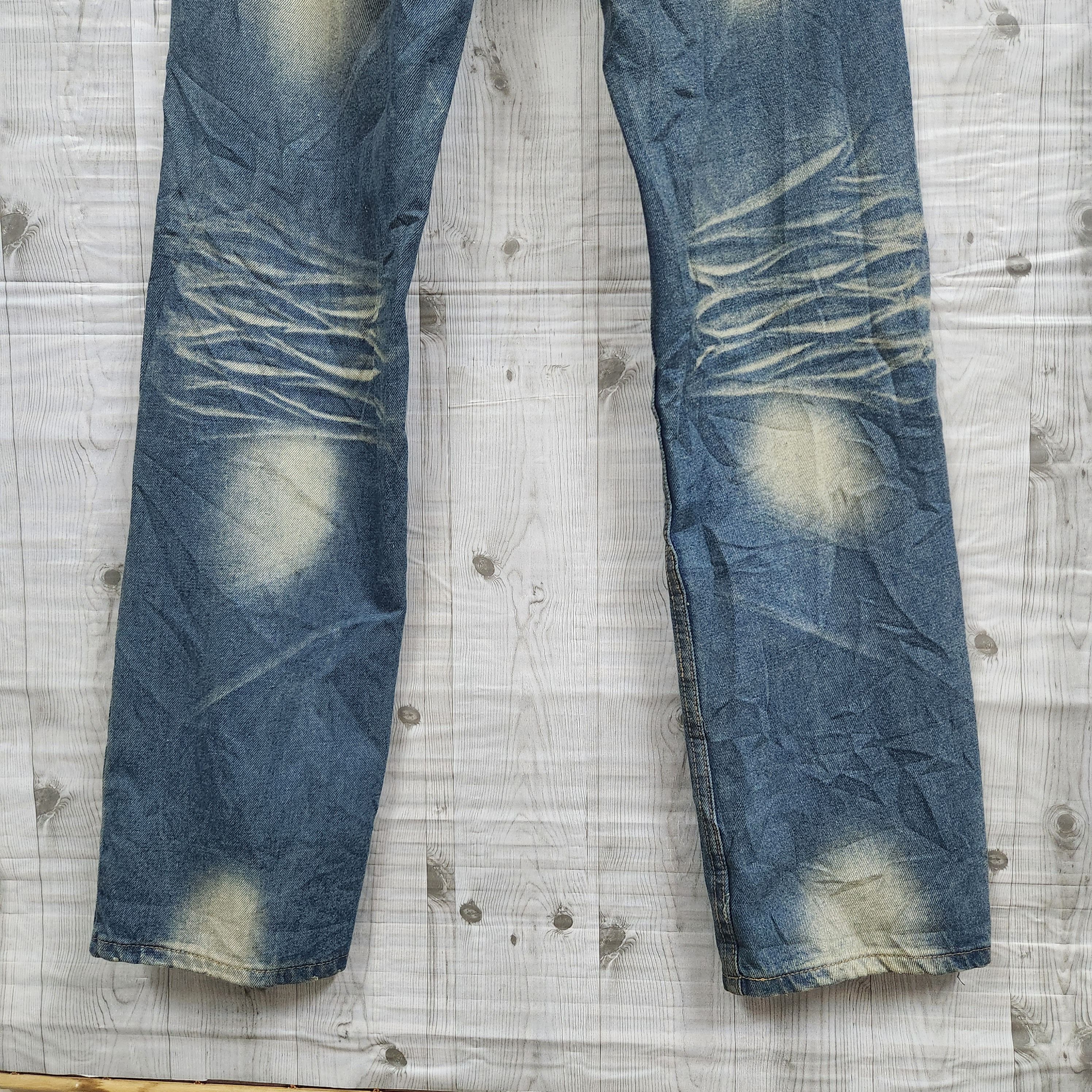 If Six Was Nine × Japan Blue × Japanese Brand Acid Wash Blue Japan Denim Straight Cut Jeans Size US 32 / EU 48 - 7 Thumbnail