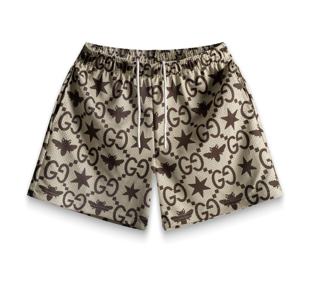 image of Bravest Studios Venice Mega G Shorts (Large) in Tan, Men's (Size 33)