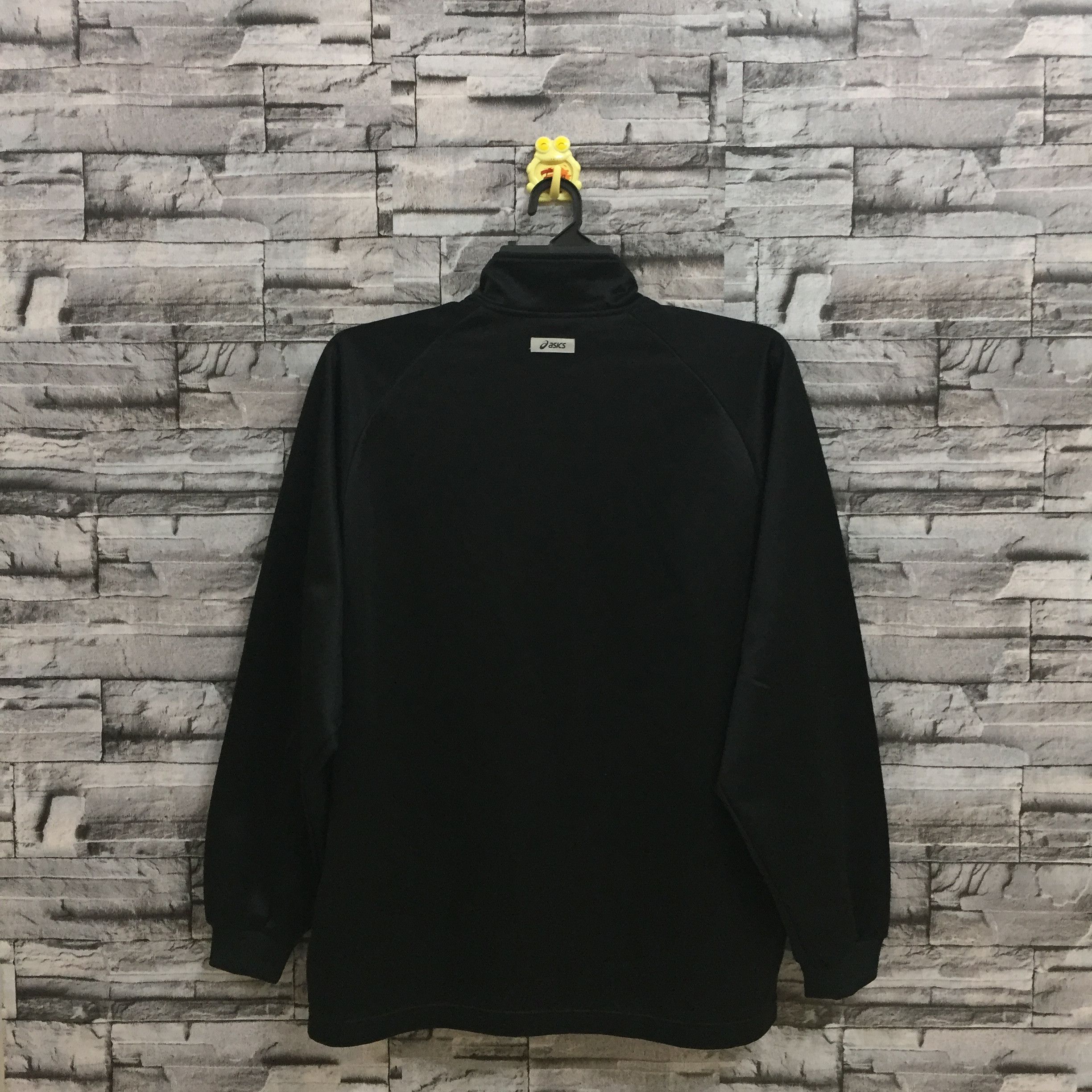 Asics Vintage Asics sweatshirt zipper embroidered fit XL black Size US XL / EU 56 / 4 - 6 Thumbnail