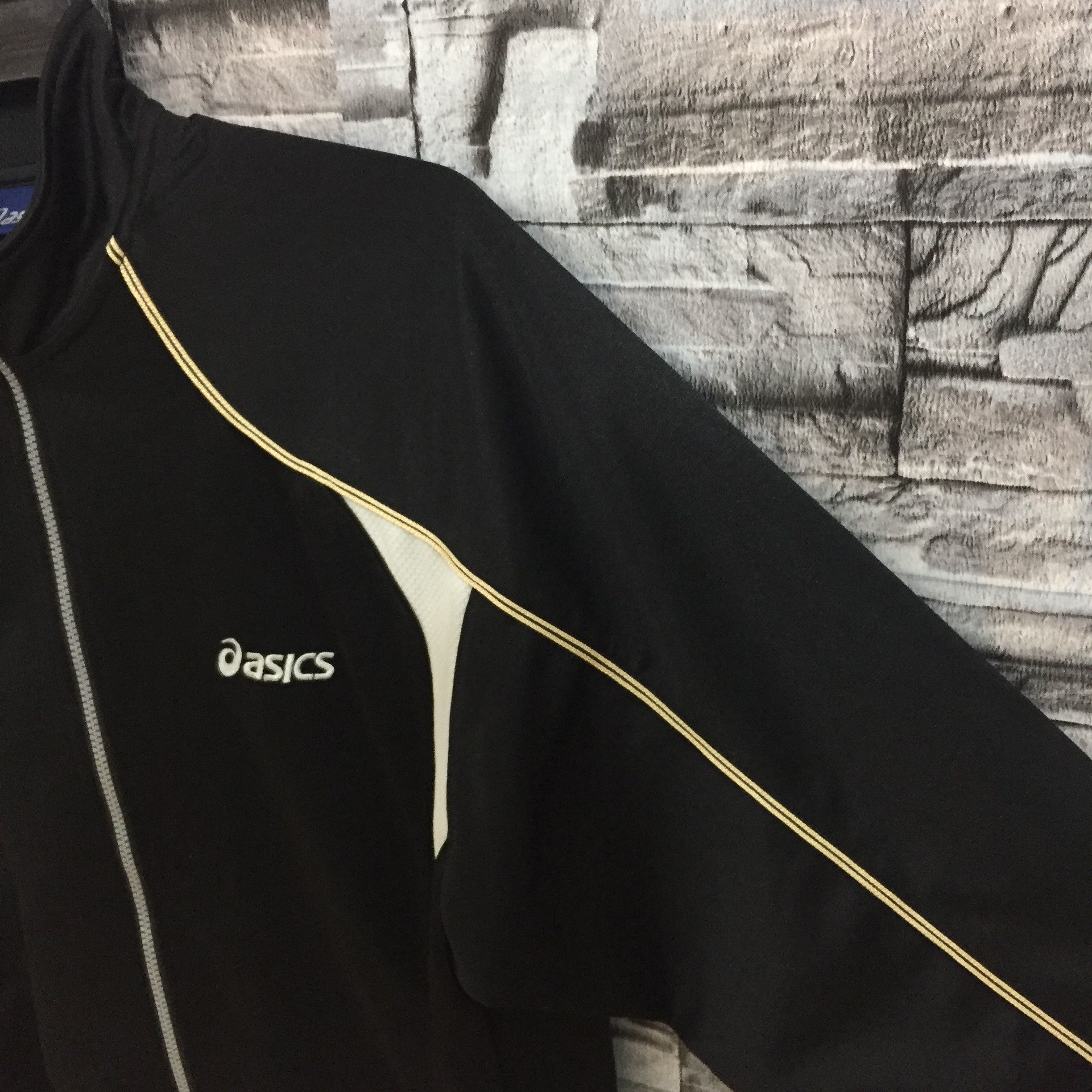 Asics Vintage Asics sweatshirt zipper embroidered fit XL black Size US XL / EU 56 / 4 - 5 Thumbnail