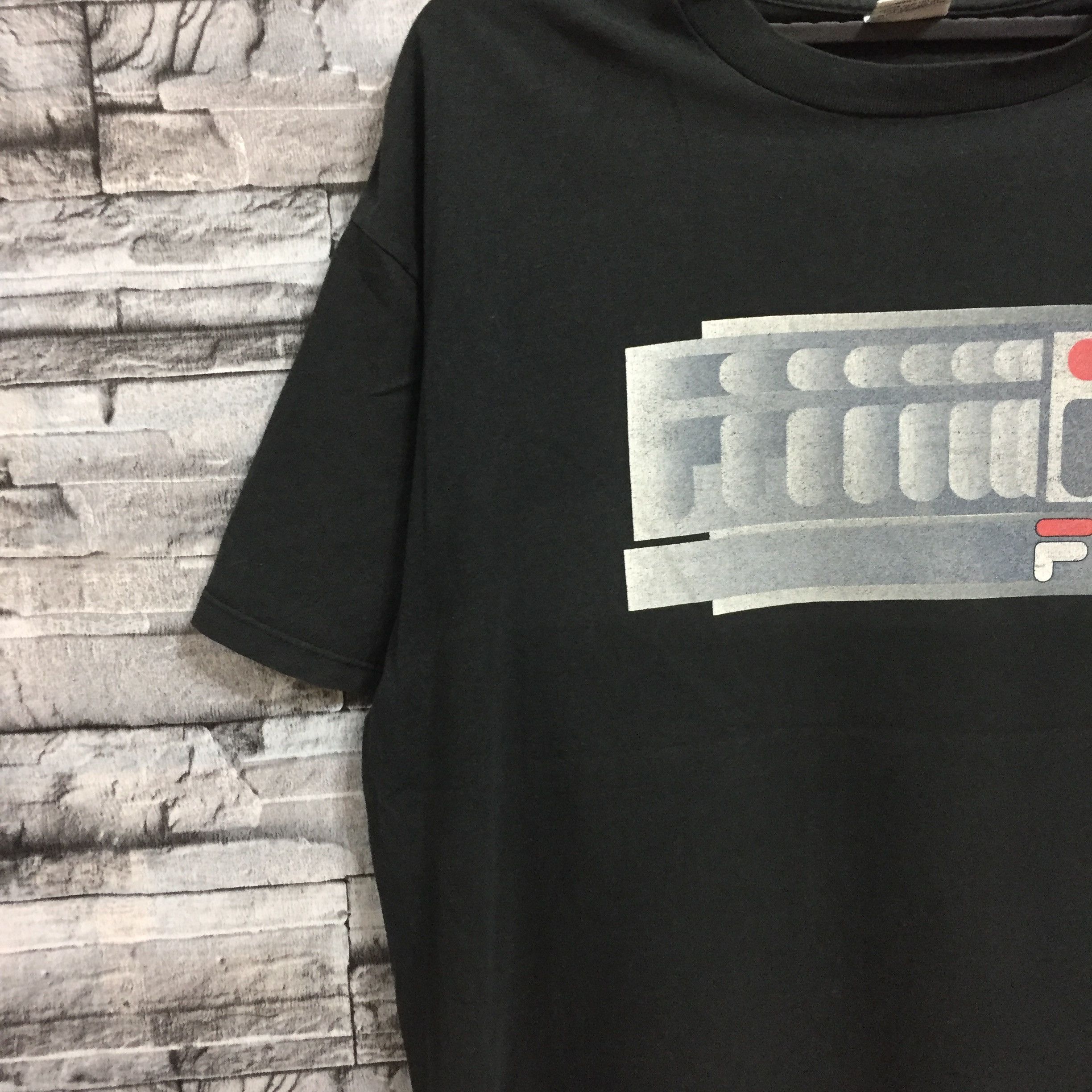 Fila Vintage Fila Usa t shirt big logo size XL Size US XL / EU 56 / 4 - 4 Thumbnail