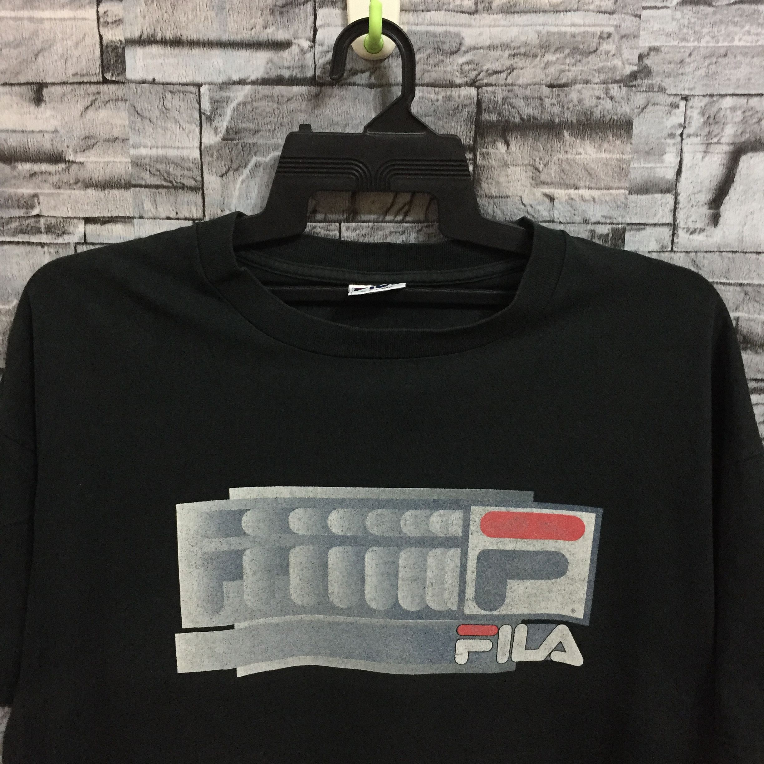 Fila Vintage Fila Usa t shirt big logo size XL Size US XL / EU 56 / 4 - 2 Thumbnail