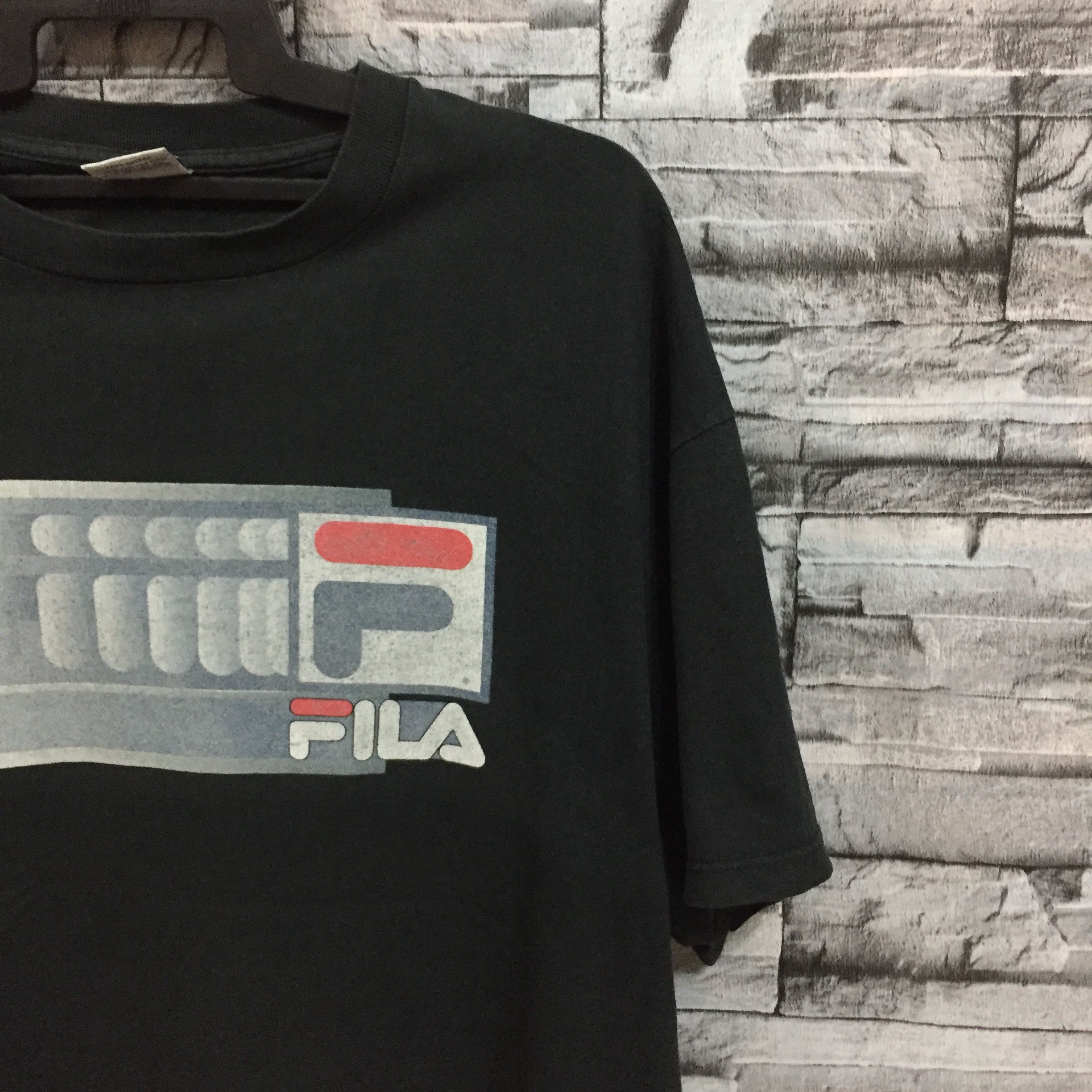 Fila Vintage Fila Usa t shirt big logo size XL Size US XL / EU 56 / 4 - 5 Thumbnail