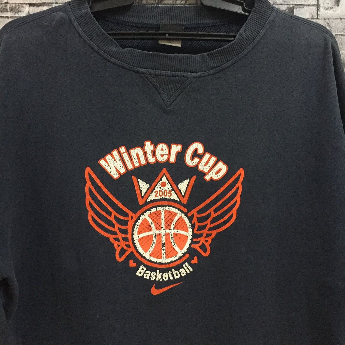 Nike Vintage Nike Sweatshirt Winter Cup Basket ball size XXL Size US XXL / EU 58 / 5 - 2 Thumbnail