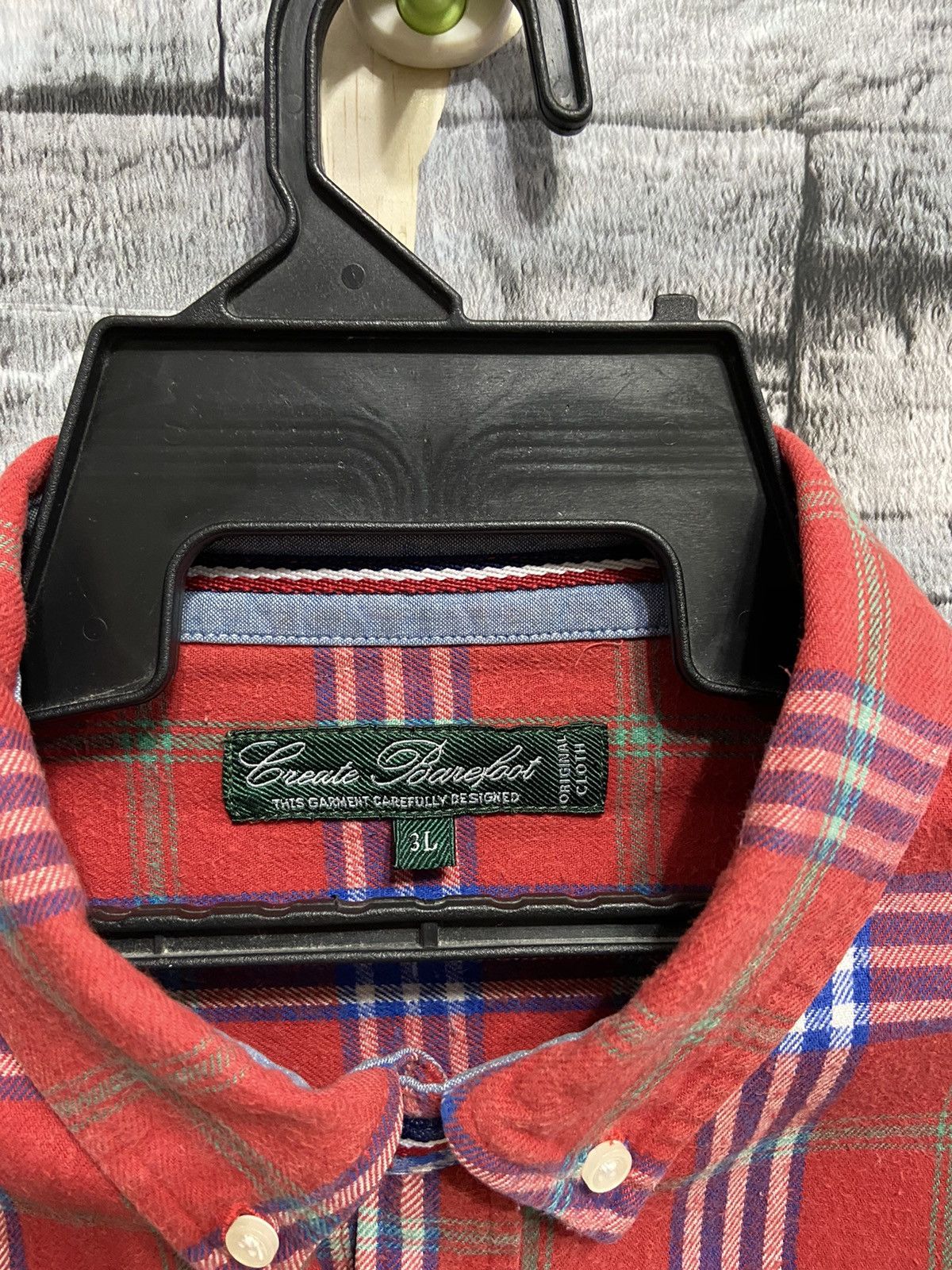 Flannel Vintage Flannel single pocket plaid design size 3L fit L Size US L / EU 52-54 / 3 - 3 Thumbnail