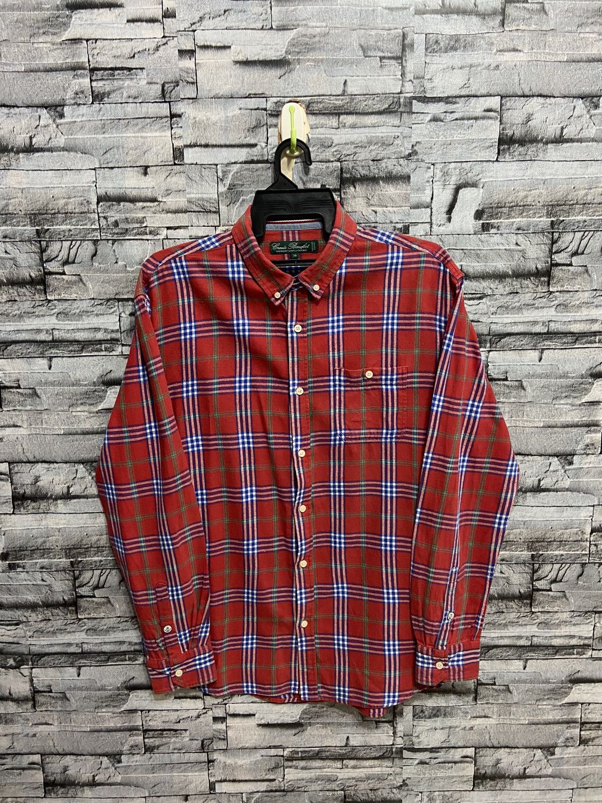 Flannel Vintage Flannel single pocket plaid design size 3L fit L Size US L / EU 52-54 / 3 - 1 Thumbnail