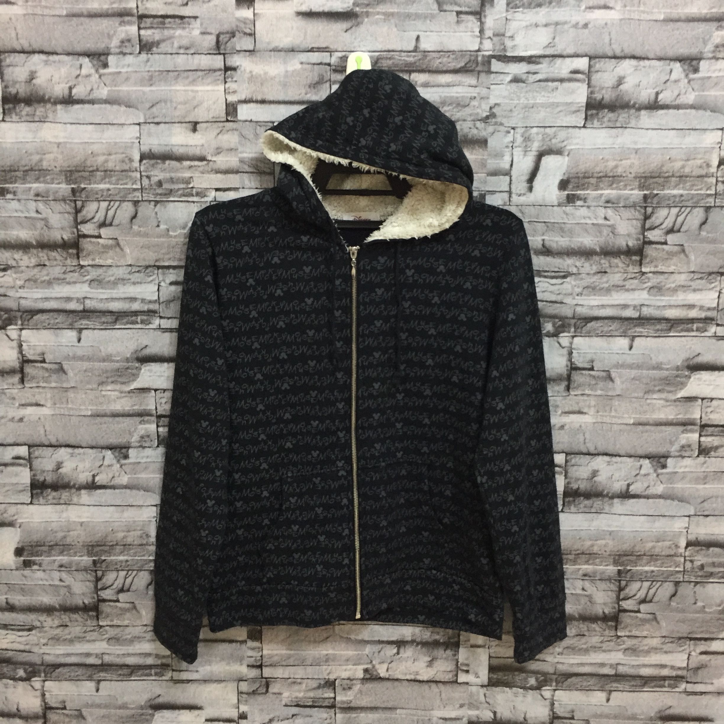 Disney Vintage MICKEY MOUSE hoodie over print size L Size US L / EU 52-54 / 3 - 2 Thumbnail