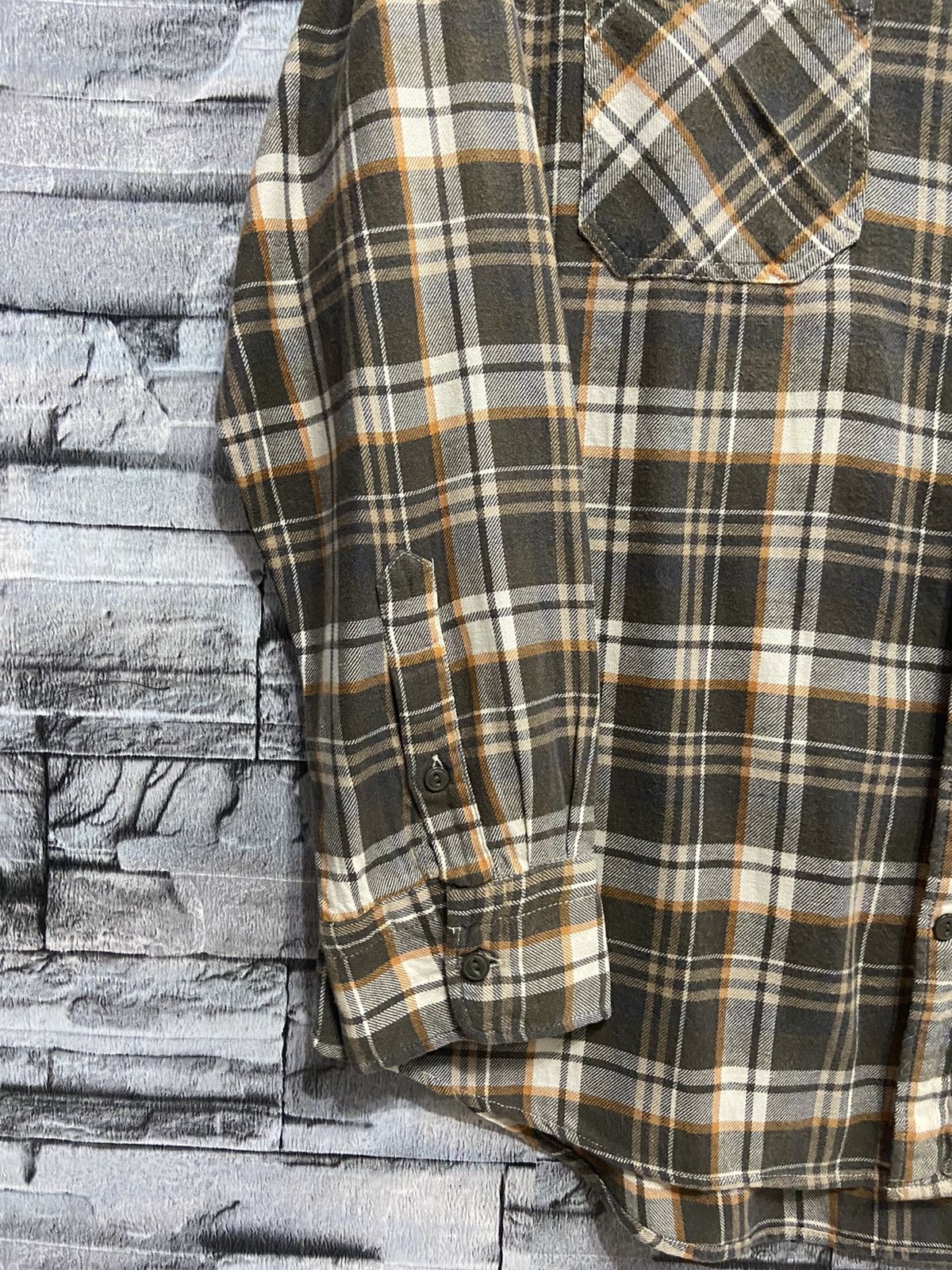 Gap Vintage Gap Flannel plaid double pocket fit M Size US M / EU 48-50 / 2 - 4 Thumbnail