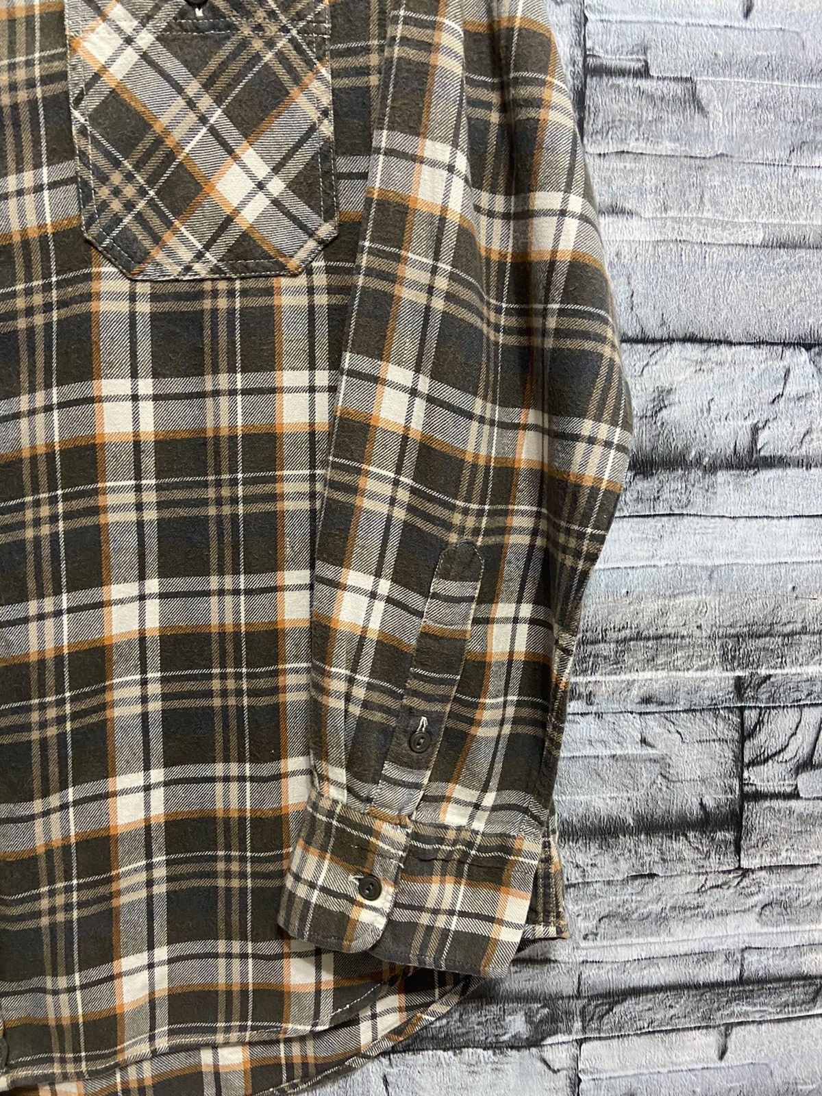Gap Vintage Gap Flannel plaid double pocket fit M Size US M / EU 48-50 / 2 - 5 Thumbnail
