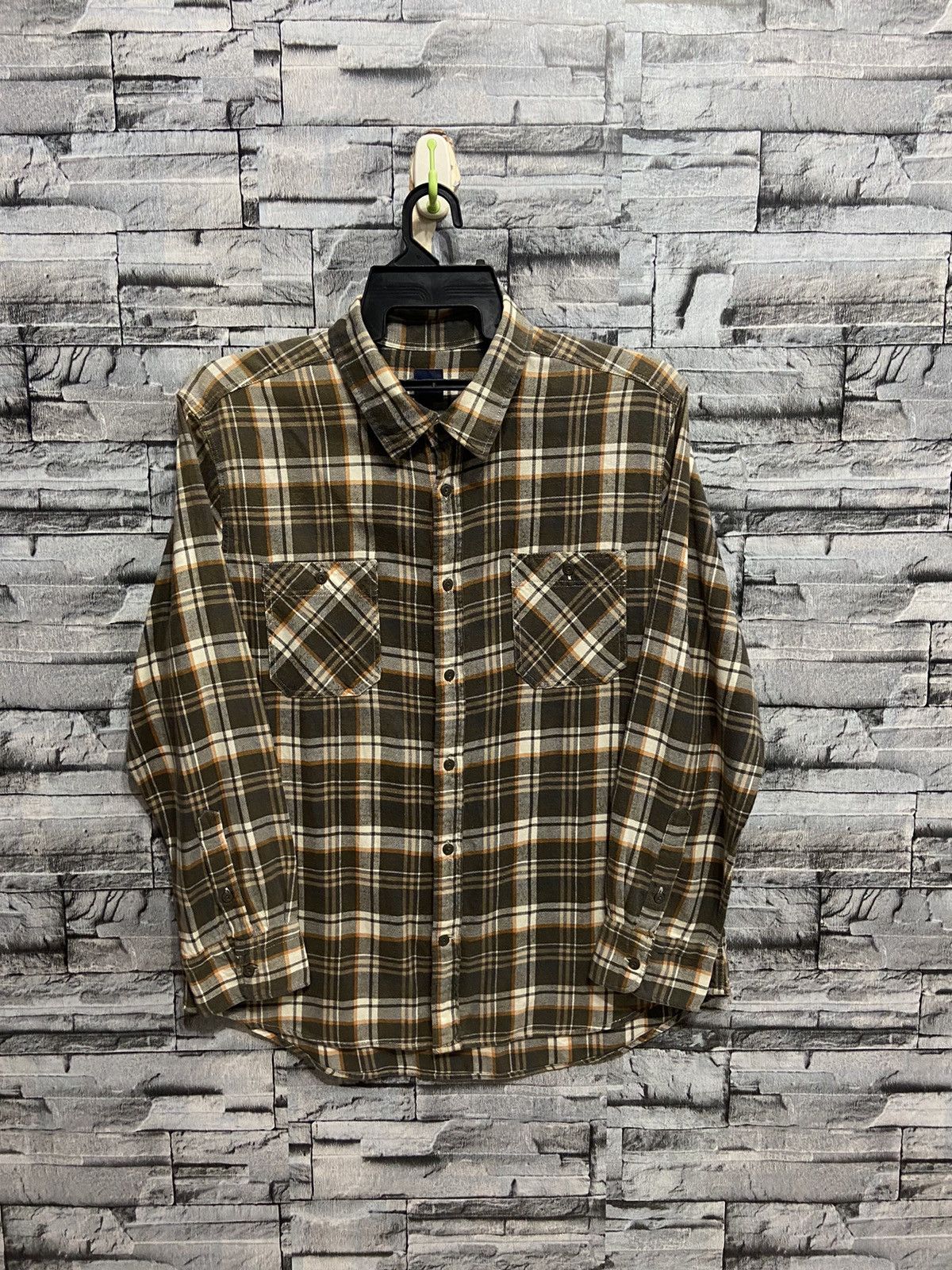 Gap Vintage Gap Flannel plaid double pocket fit M Size US M / EU 48-50 / 2 - 1 Thumbnail